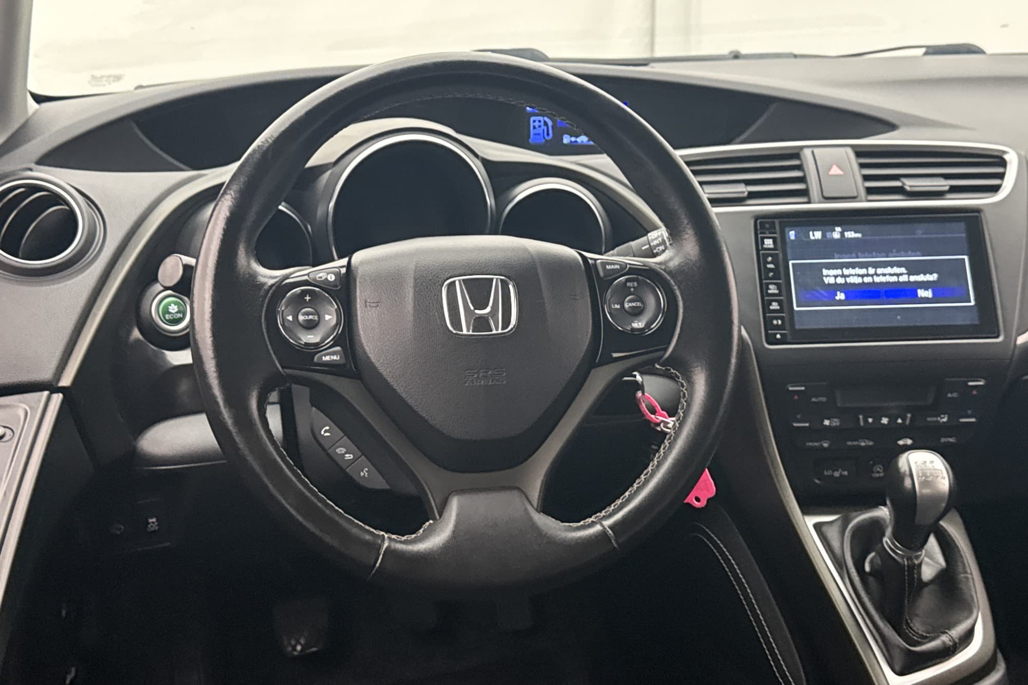 Honda Civic Tourer 120hk Elegance Värmare Kamera Dragkrok