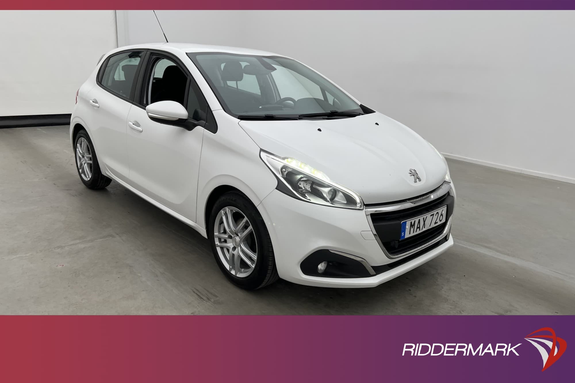 Peugeot 208 1.2 VTi 82hk Farthållare Låg-Skatt 0,41l/Mil