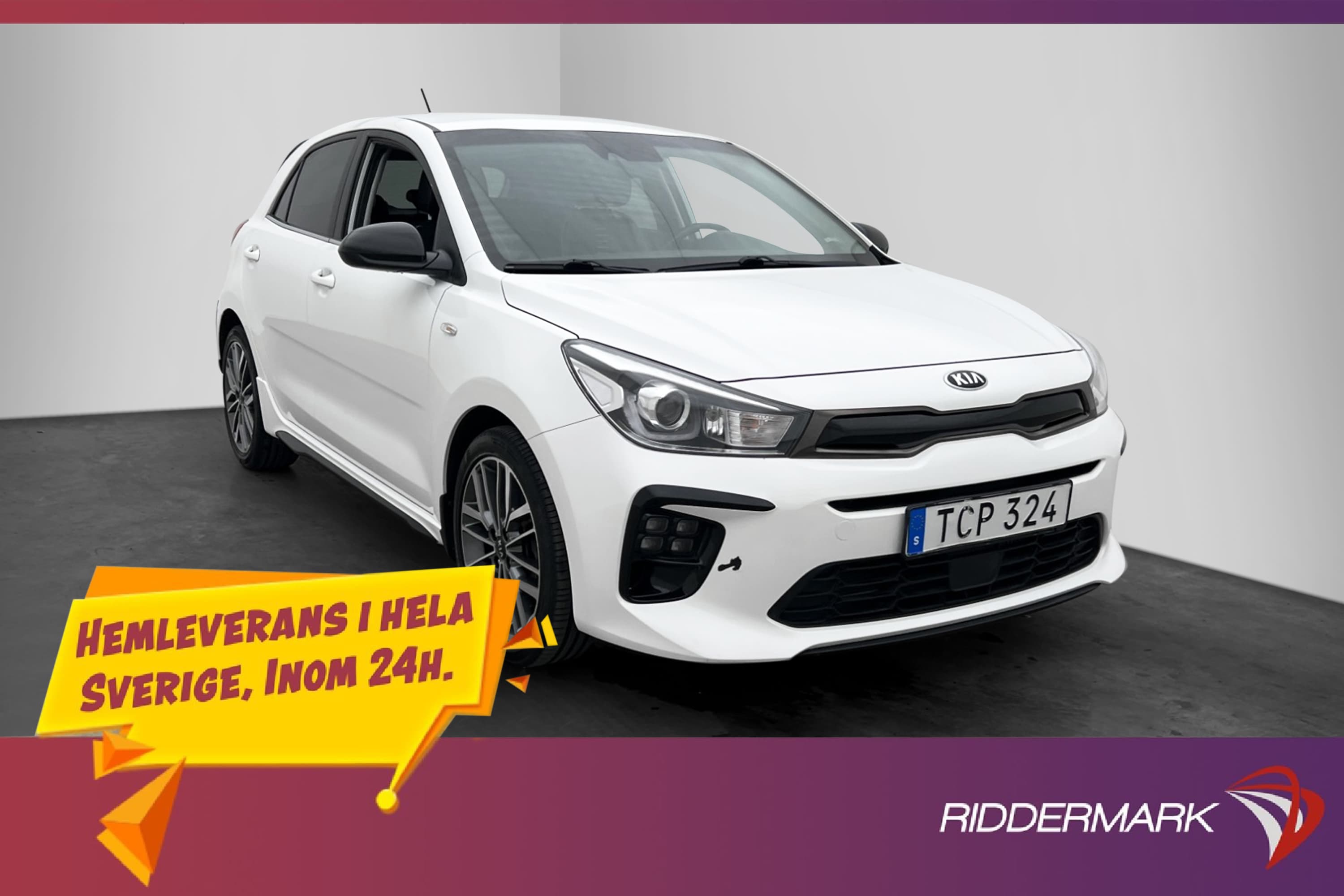 Kia Rio 1.0 T-GDI 120hk GT-Line Kamera CarPlay Sensorer