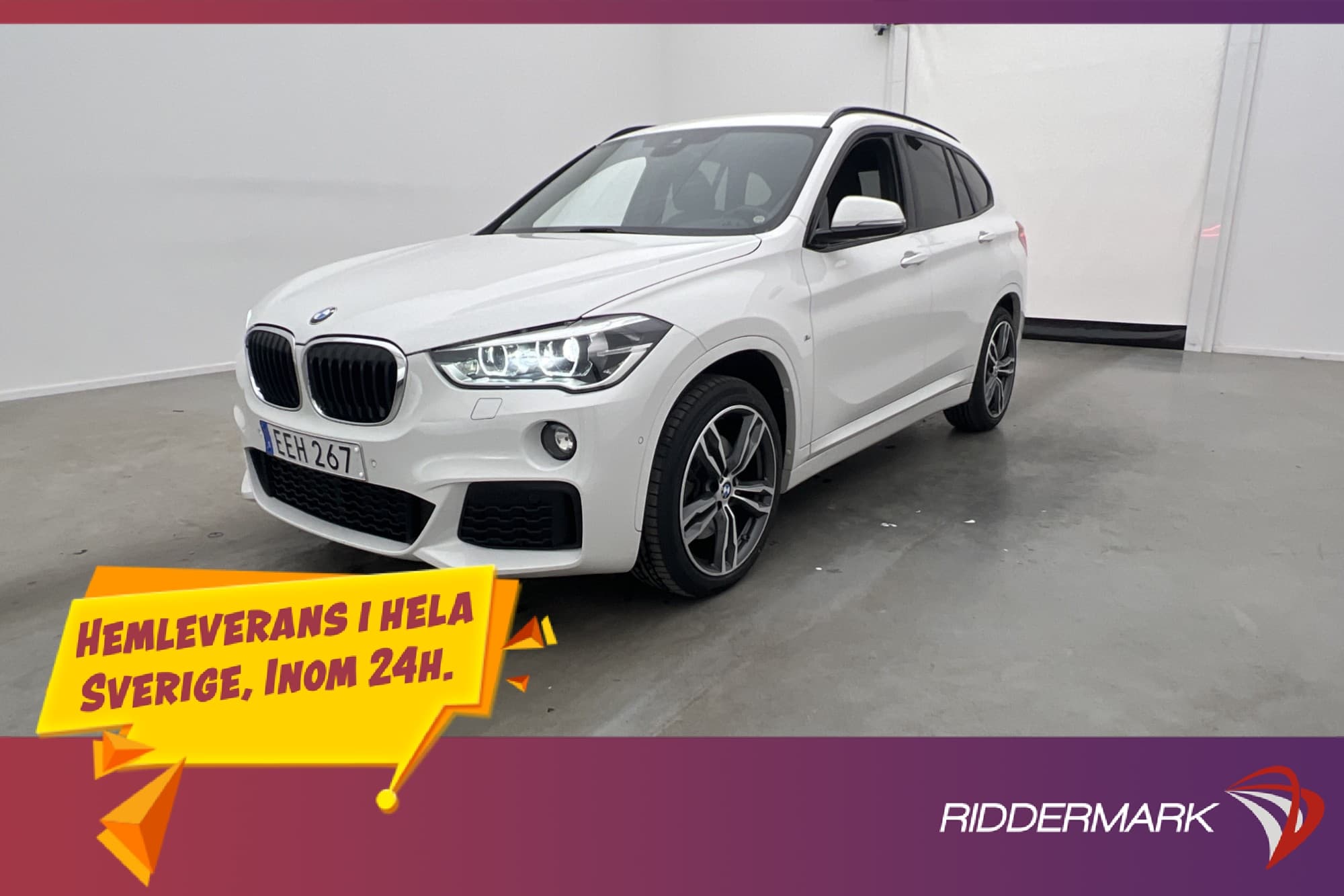 BMW X1 xDrive20d M Sport Head-Up HiFi Dragkrok Navi Rattvärm