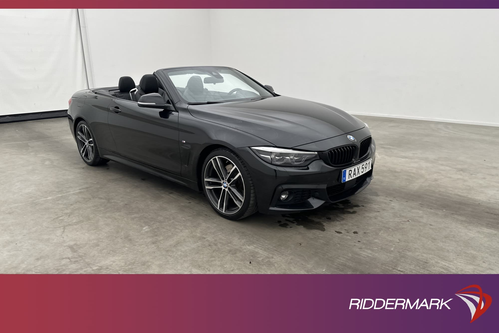 BMW 430 i Convertible 252hk M Sport HiFi Värm HUD Skinn Navi