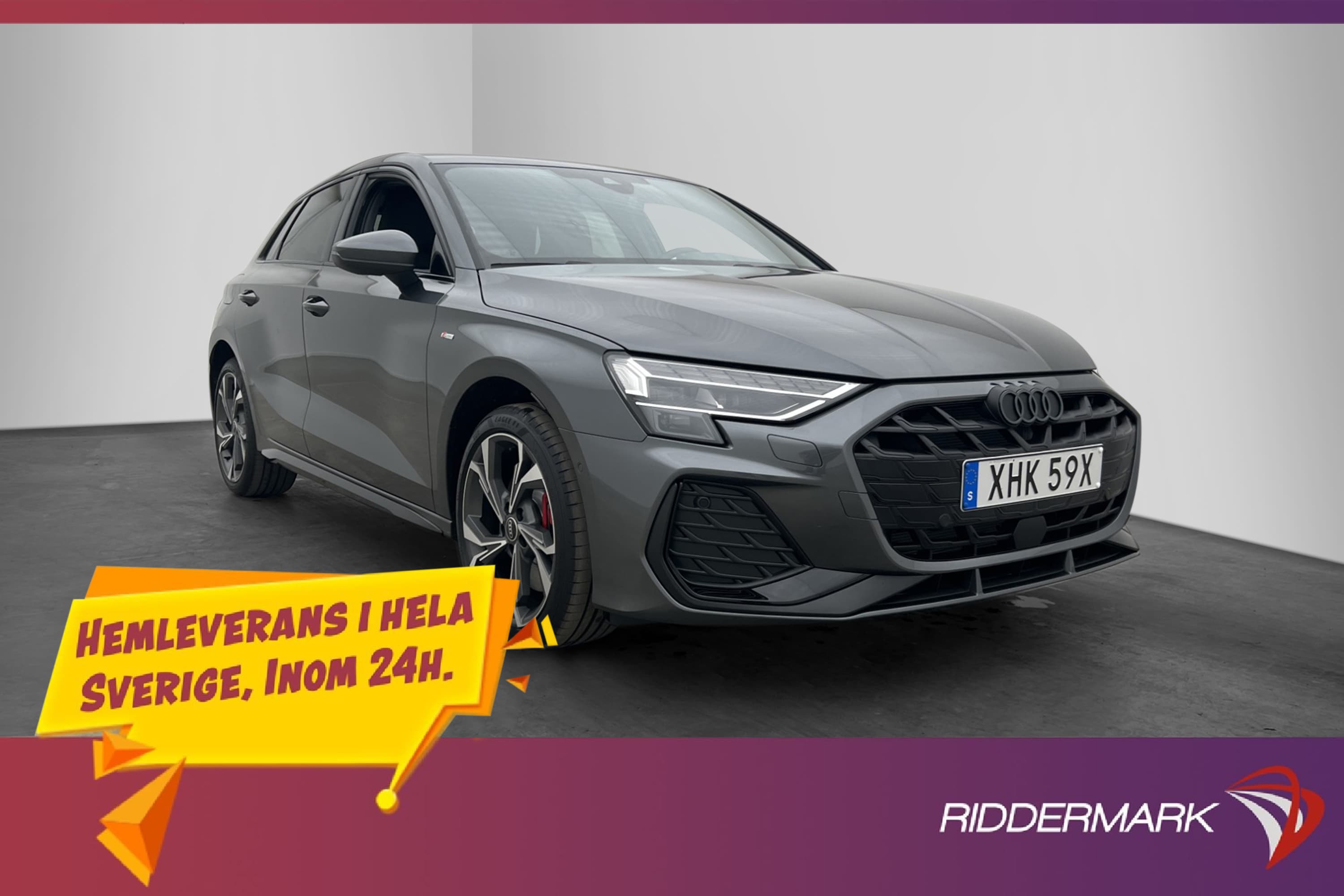 Audi A3 45 TFSI e PHEV 272hk S-Line Cockpit SONOS Adaptiv