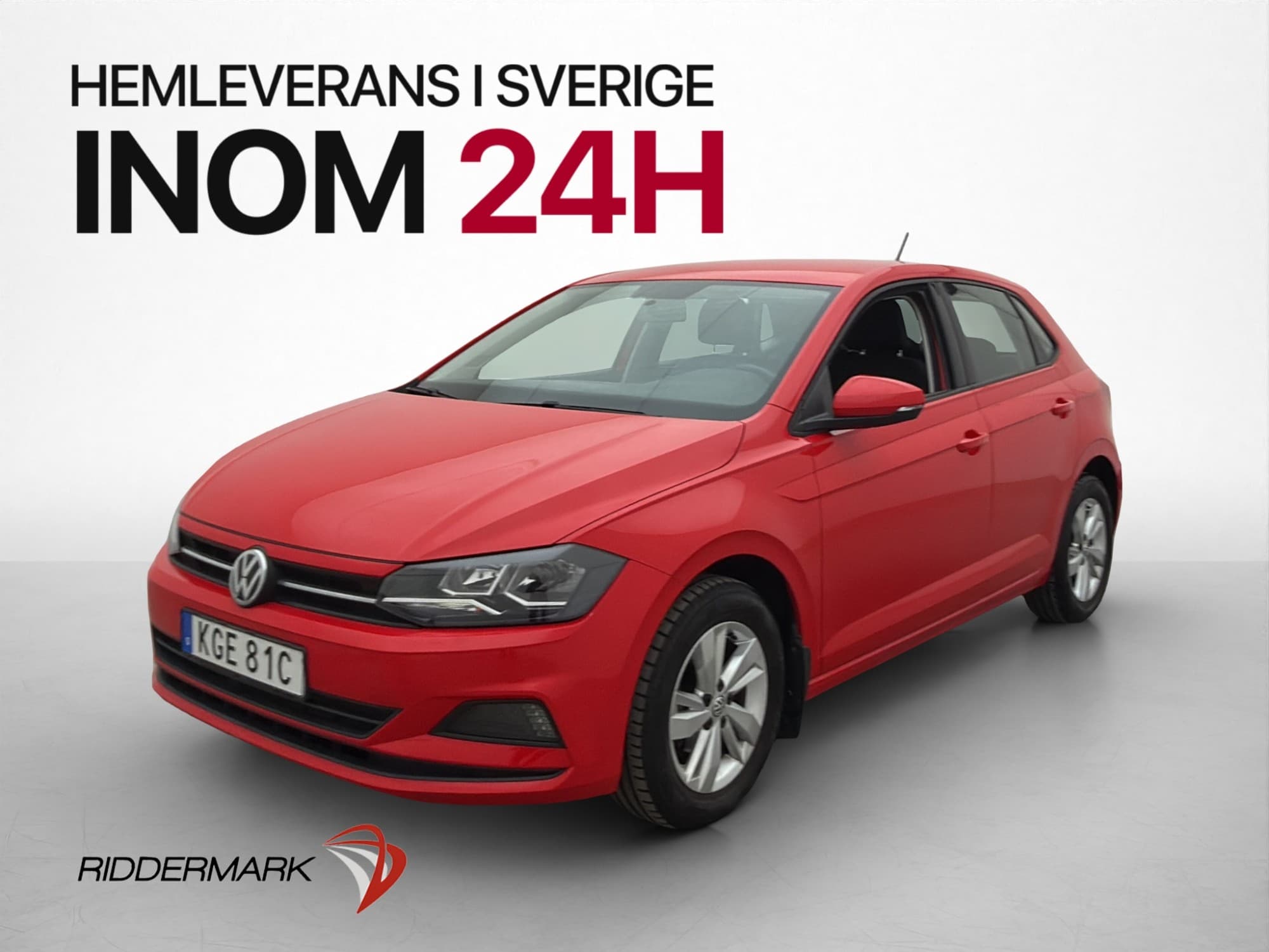 Volkswagen Polo 1.0 TSI Automat 95hk Farthållare 0,47L/Mil