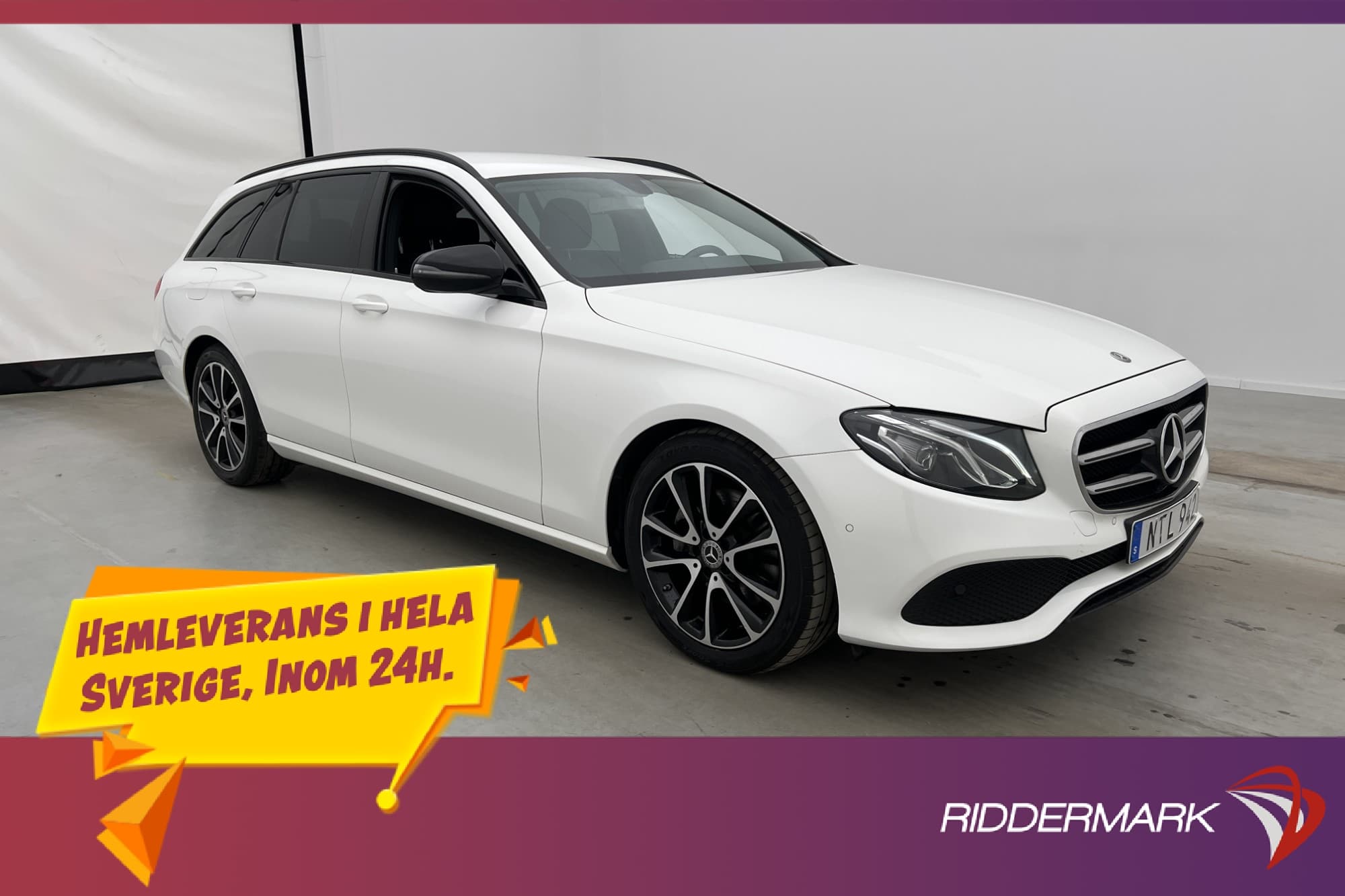 Mercedes-Benz E 200 T 184hk Avantgarde Drag Kamera Halvskinn