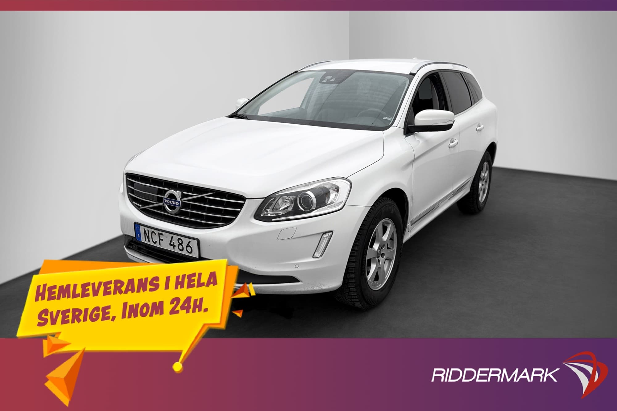 Volvo XC60 D4 AWD 190hk Summum Värm Drag Kamera Skinn BLIS