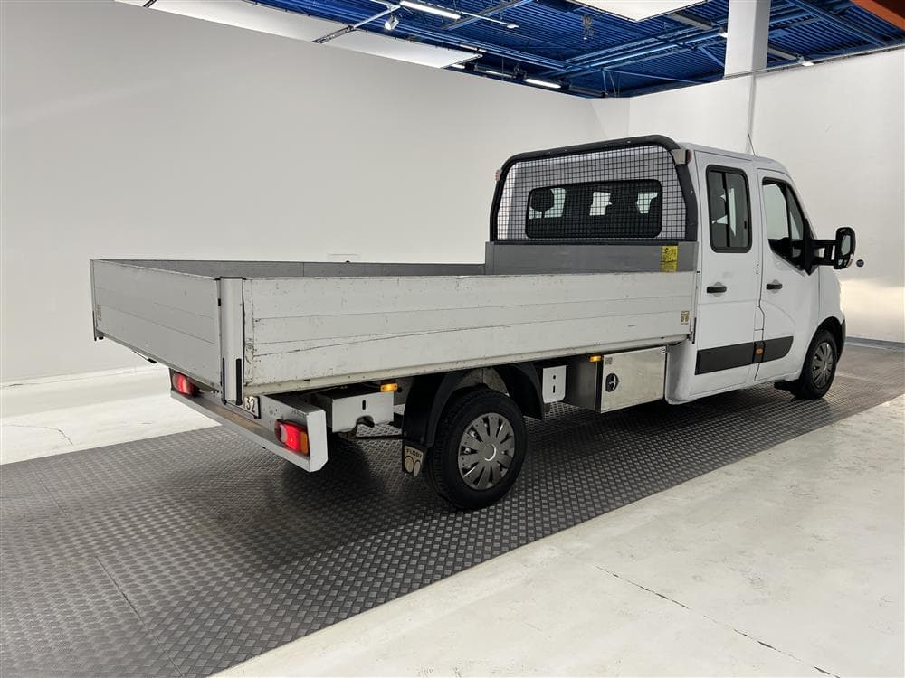 Renault Master 2.3dCi Eu6 170hk 7-sits Flakbil Värmare Moms exteriör