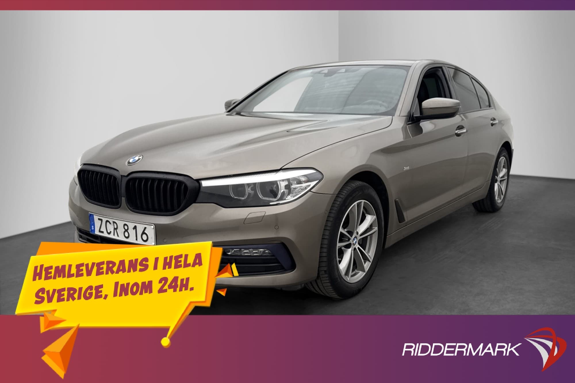 BMW 520 d xDrive Sedan 190hk Sportline Värmare Kamera Navi