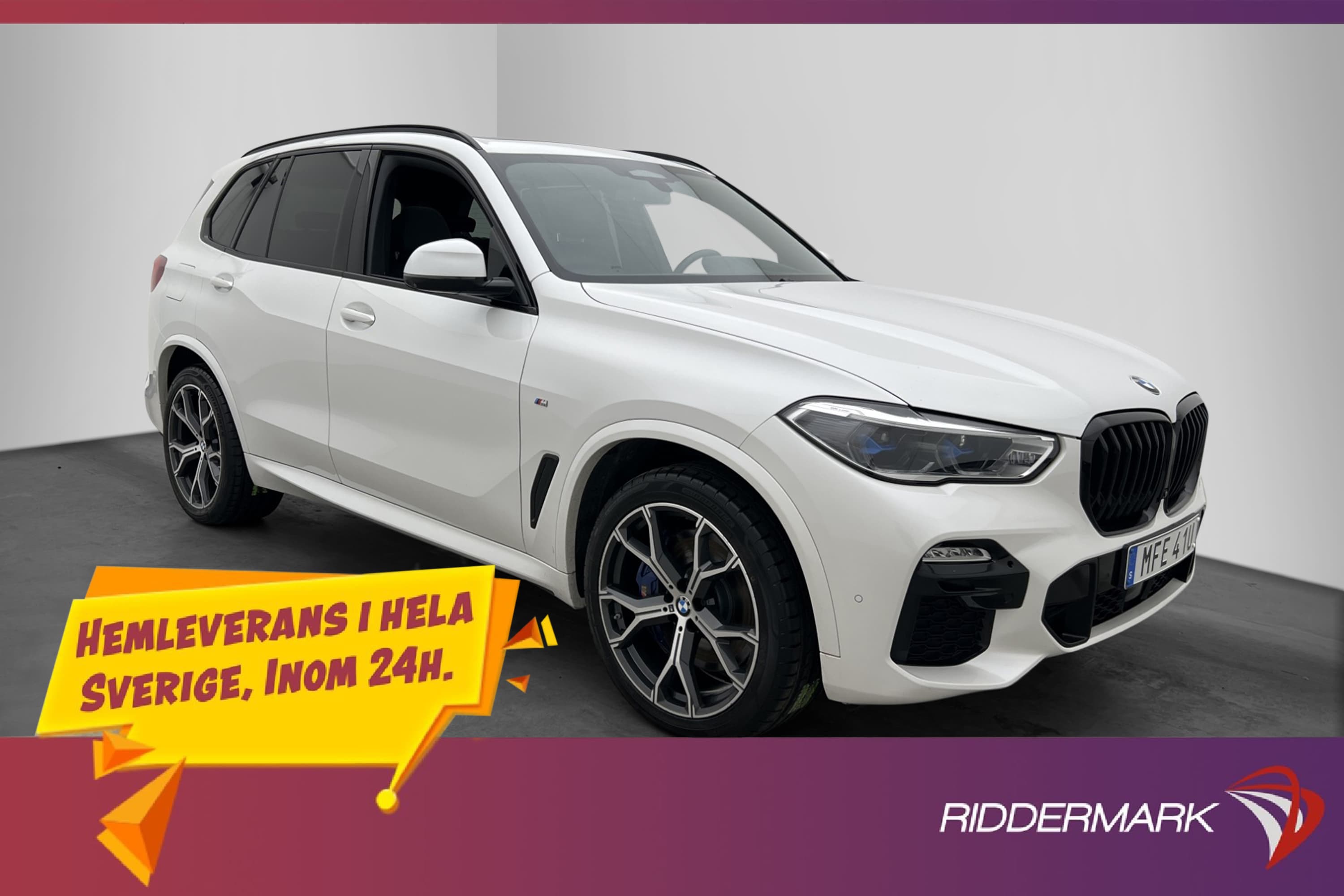 BMW X5 xDrive45e M Sport Pano Värmare H/K Luft Drag Skinn