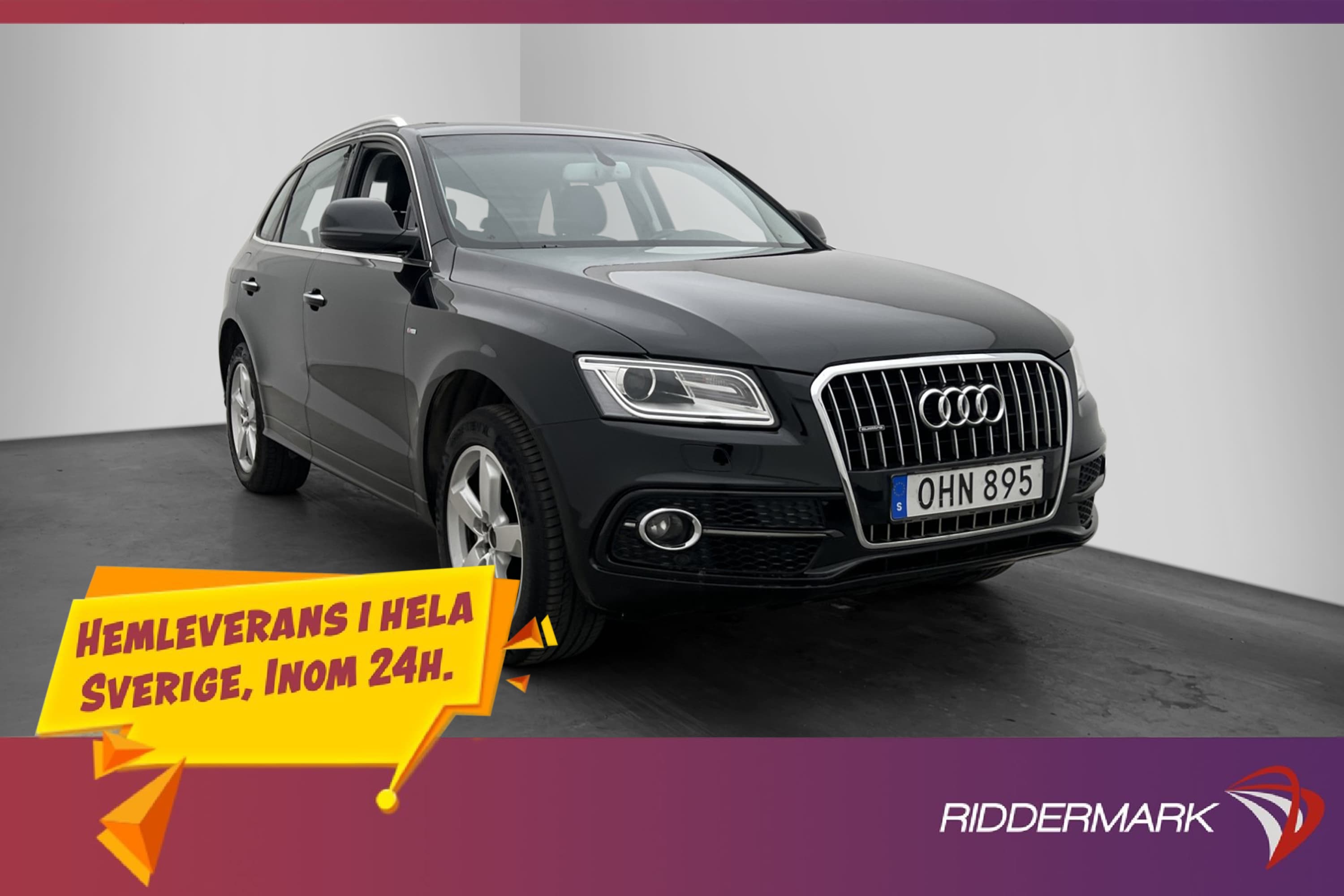 Audi Q5 2.0 TDI 190hk Q S-Line Värmare Halvskinn Drag