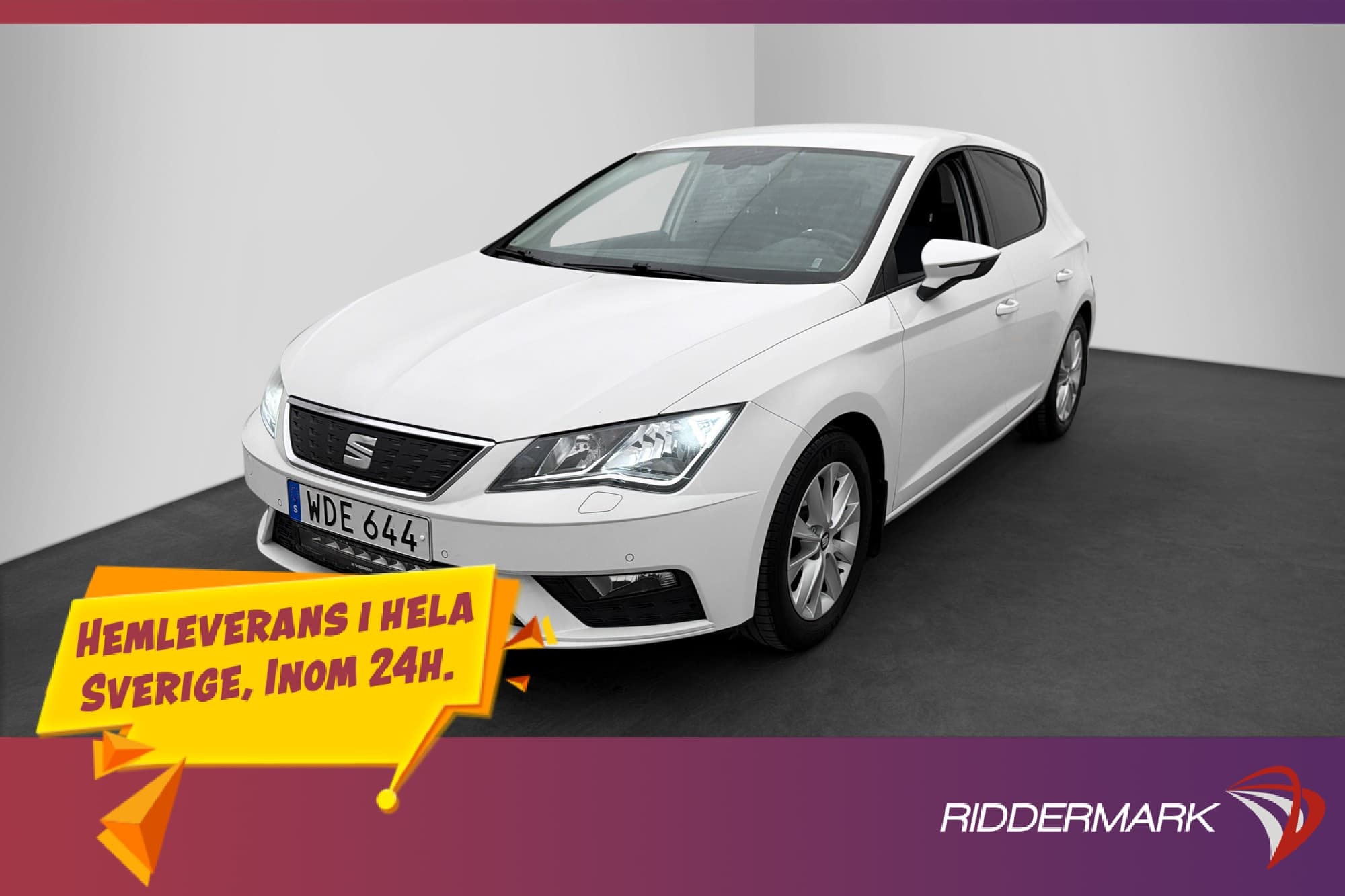 SEAT Leon 1.0 TSI Ecomotive 115hk Style LED-Ramp P-Sensorer