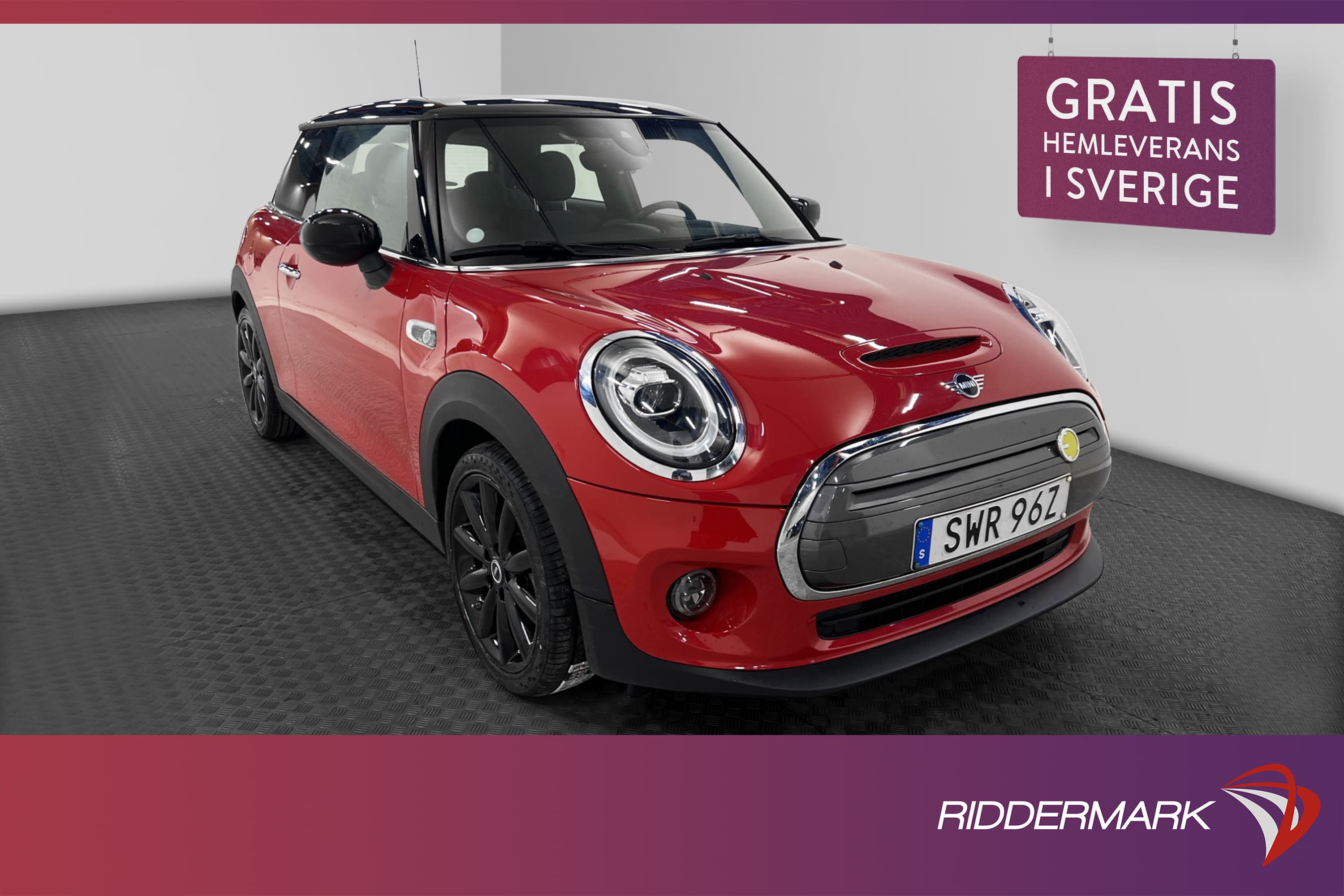 MINI Cooper SE 32.6 kWh Chili CCS Värmare Navi Kamera MOMS