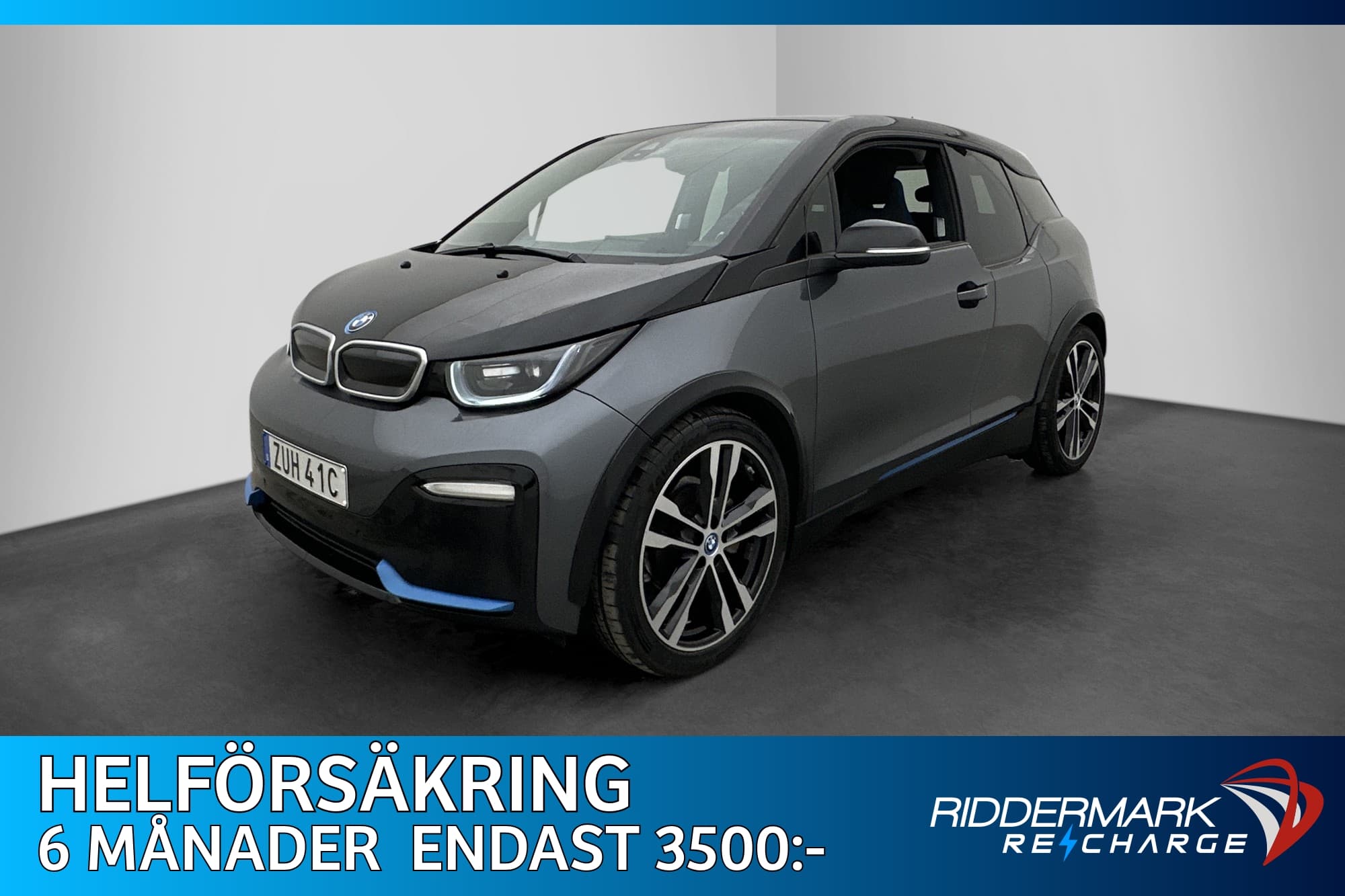 BMW i3s 120 Ah 183hk Comfort Advanced Värmepump Kamera Navi