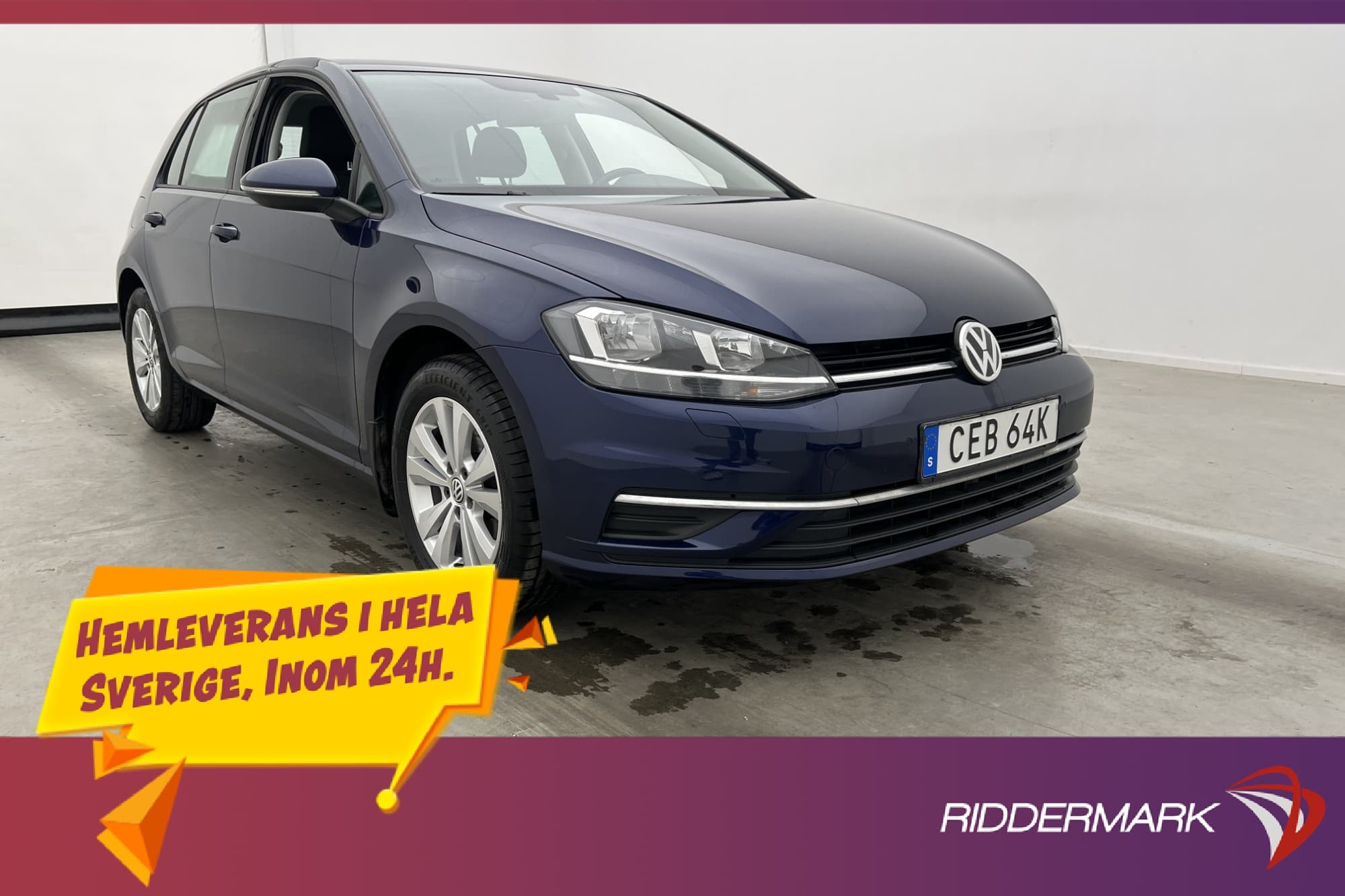Volkswagen Golf 1.0 TSI 116hk 2 Brukare CarPlay Sensorer