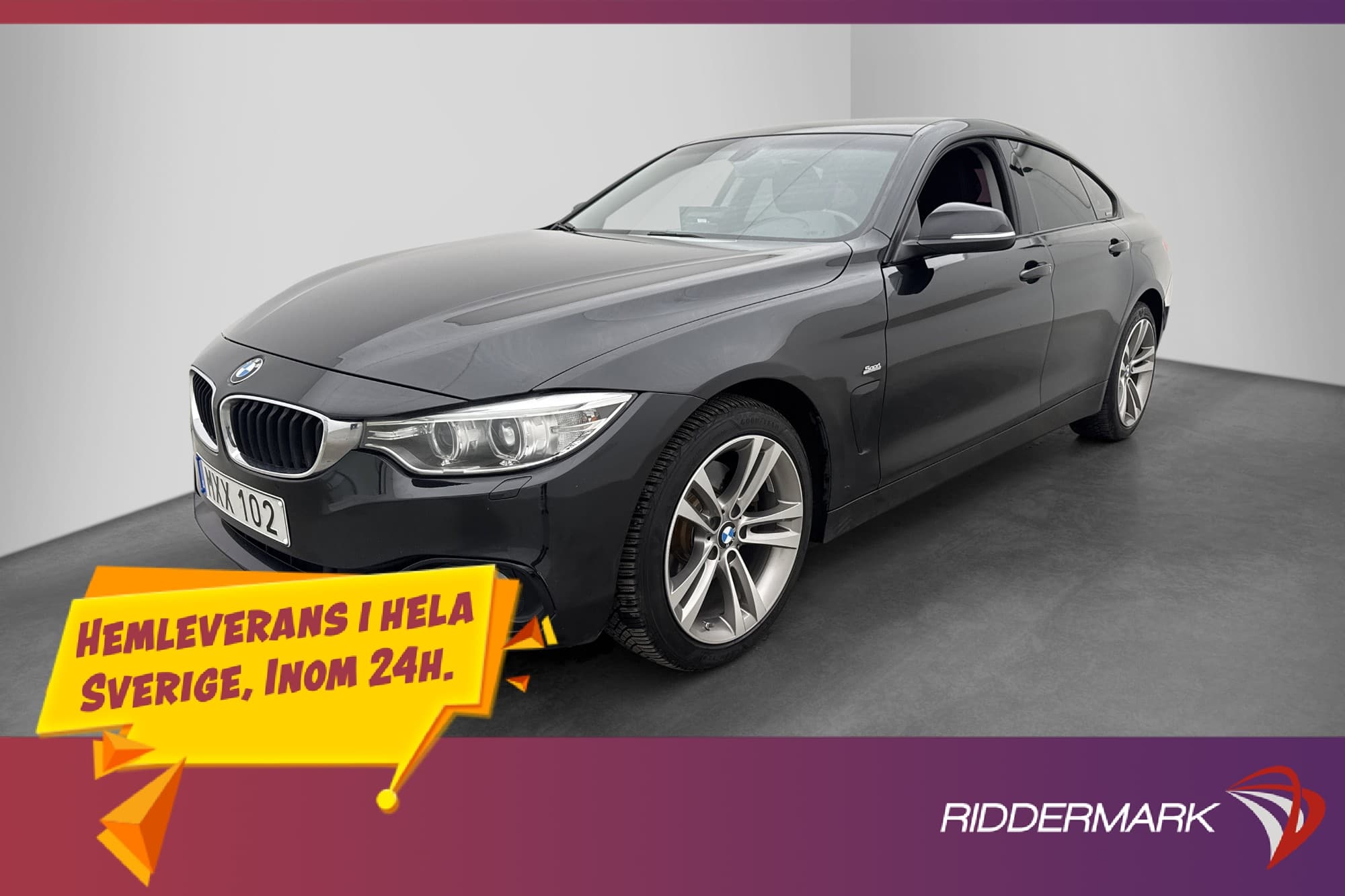 BMW 430 i xDrive Gran Coupe Sport line M-Ratt HiFi Sensorer