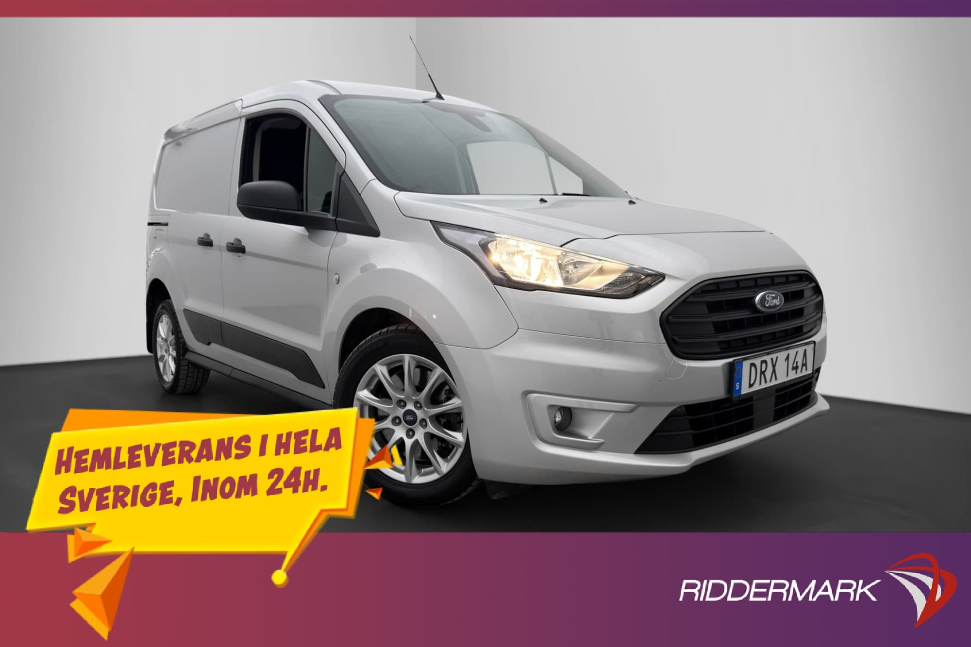 Ford Transit Connect 240 Värmare Drag 3-Sits B-Kamera Moms