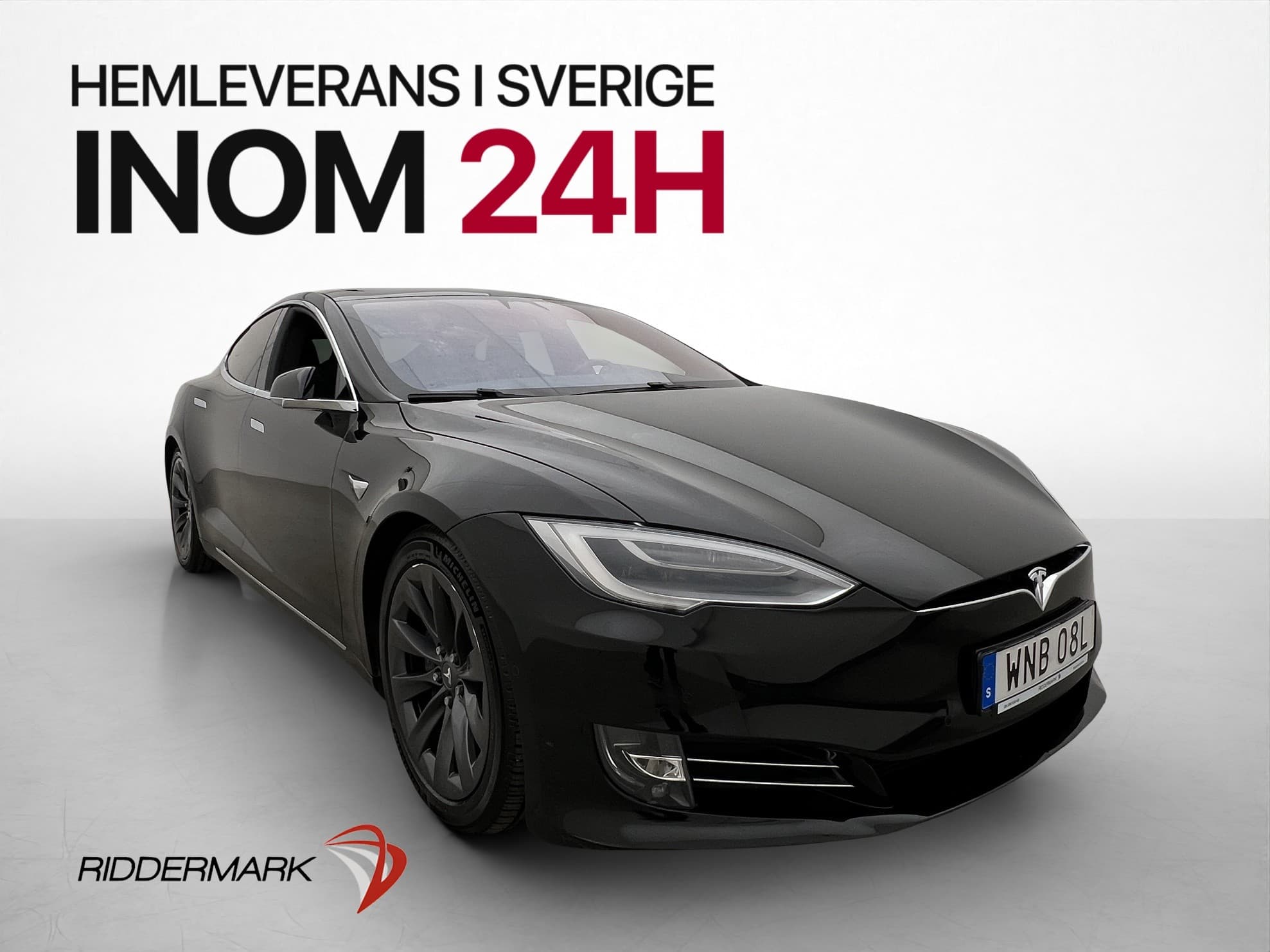 Tesla Model S Long Range 423hk AWD Svensksåld Pano
