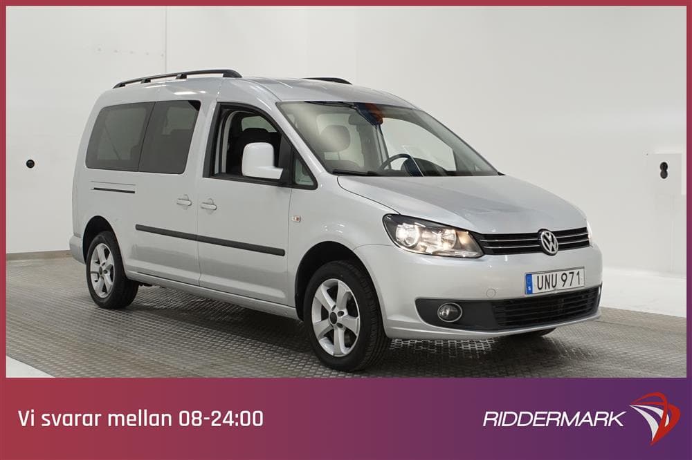 Volkswagen Caddy MPV Maxi 2.0 EcoFuel 109hk 7sits Pdc Moms