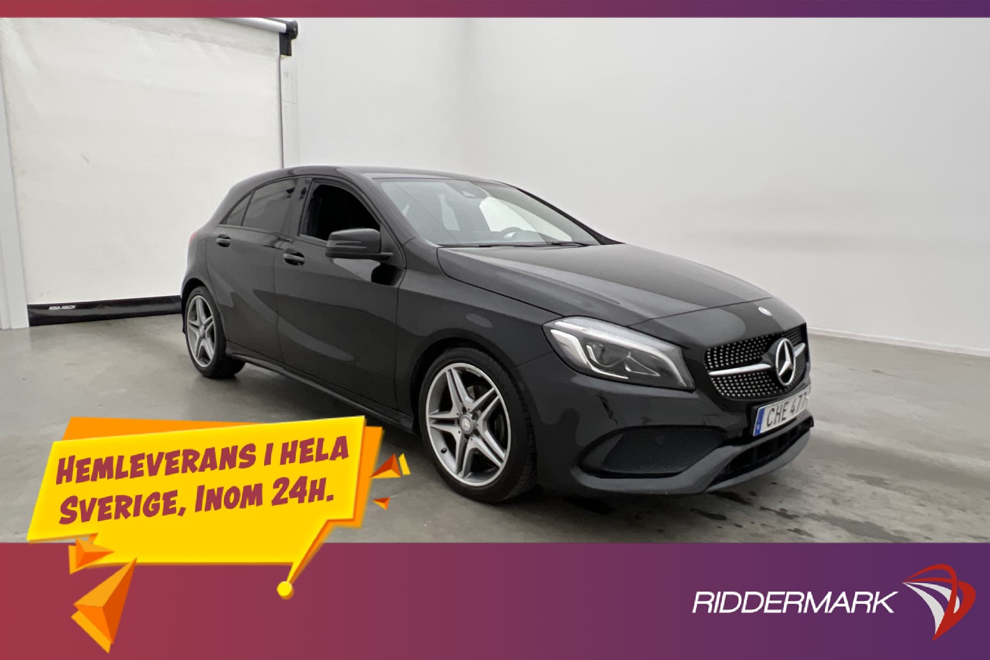 Mercedes-Benz A 180 AMG Kamera Skinn/Alcantara GPS Låg-Skatt