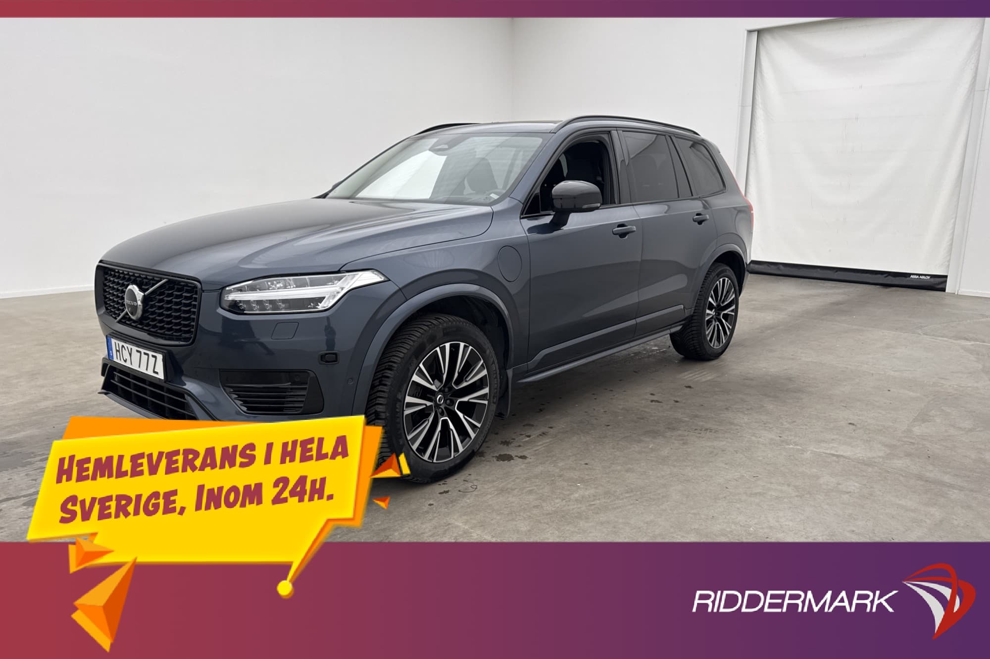 Volvo XC90 Recharge T8 7-Sits Ultimate Dark Pano H/K MOMS