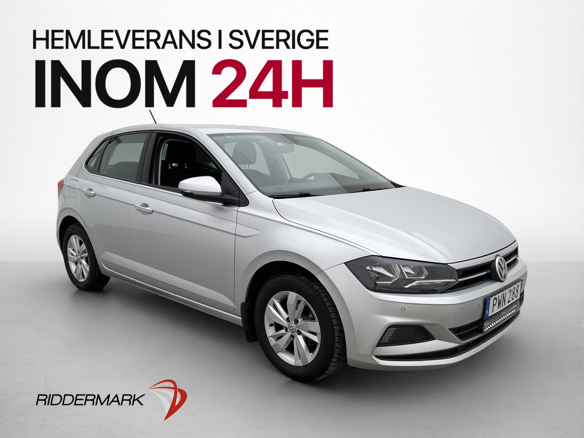 Volkswagen Polo 1.0 TSI 95hk Dragkrok P-Sensorer Bluetooth