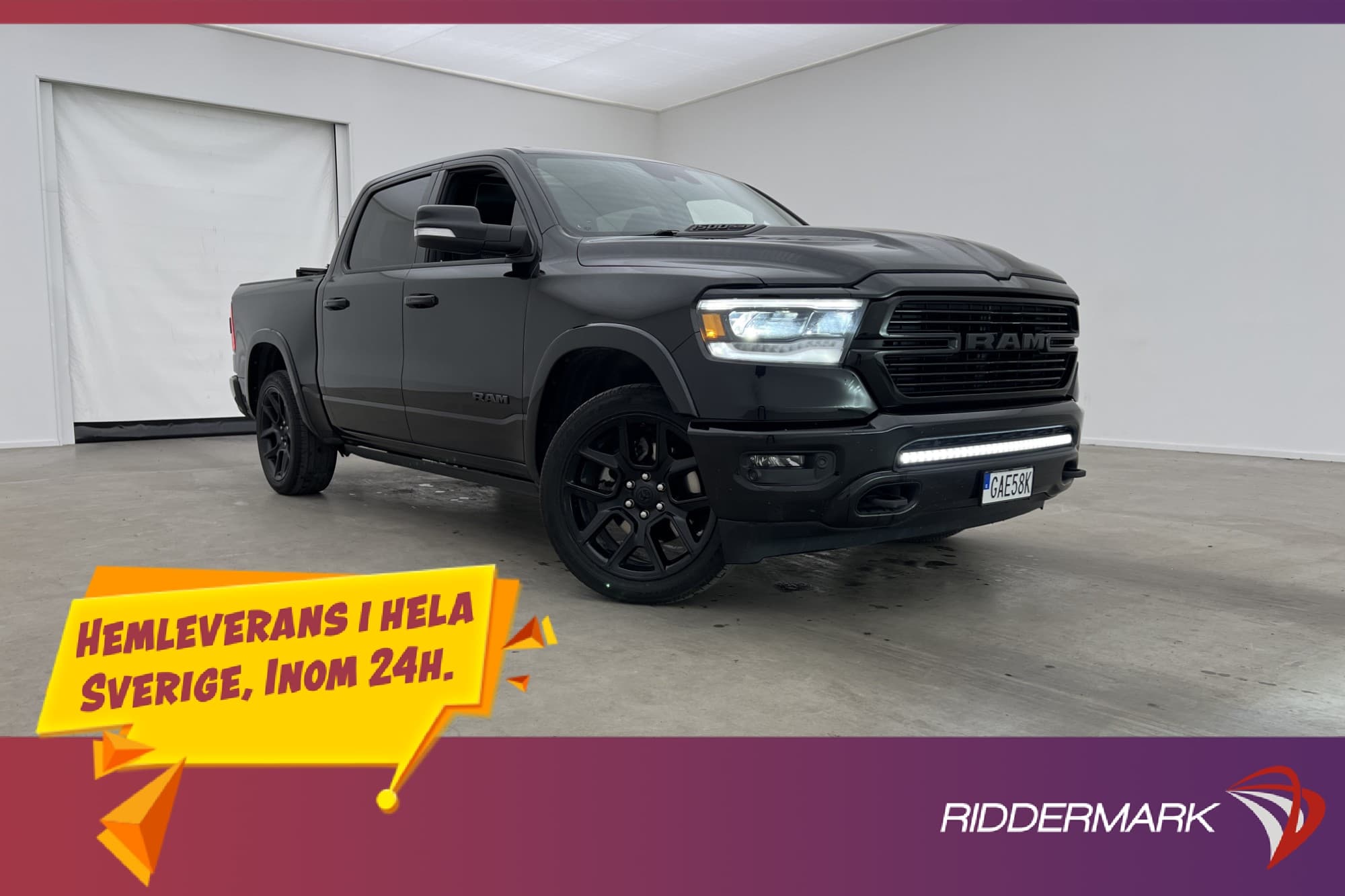 Dodge RAM Laramie Night 5.7 4x4 Drag Luft Pano H/K Diff Moms