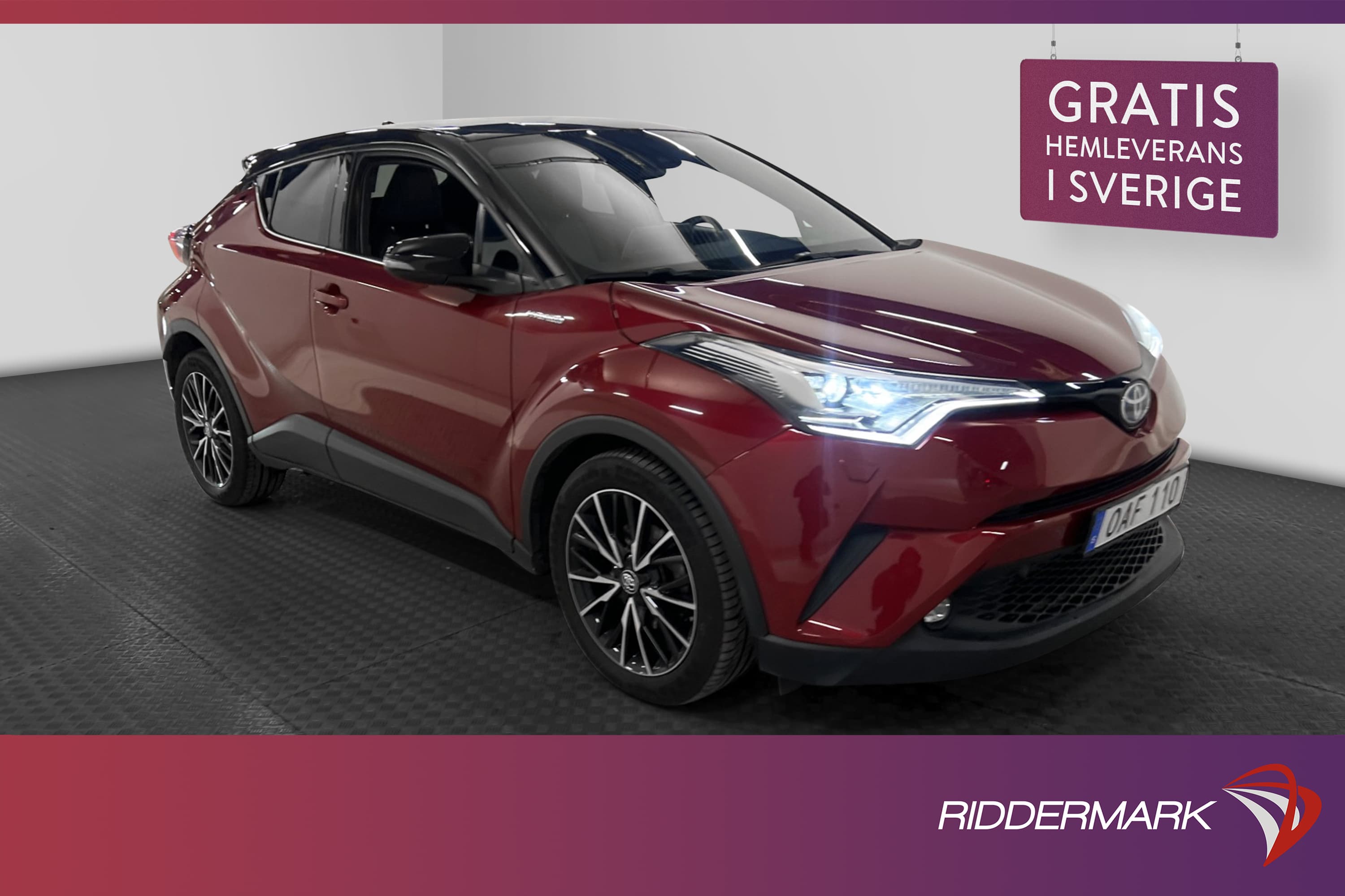 Toyota C-HR Hybrid 122hk X-Edition JBL Kamera Skinn 1-Bruk