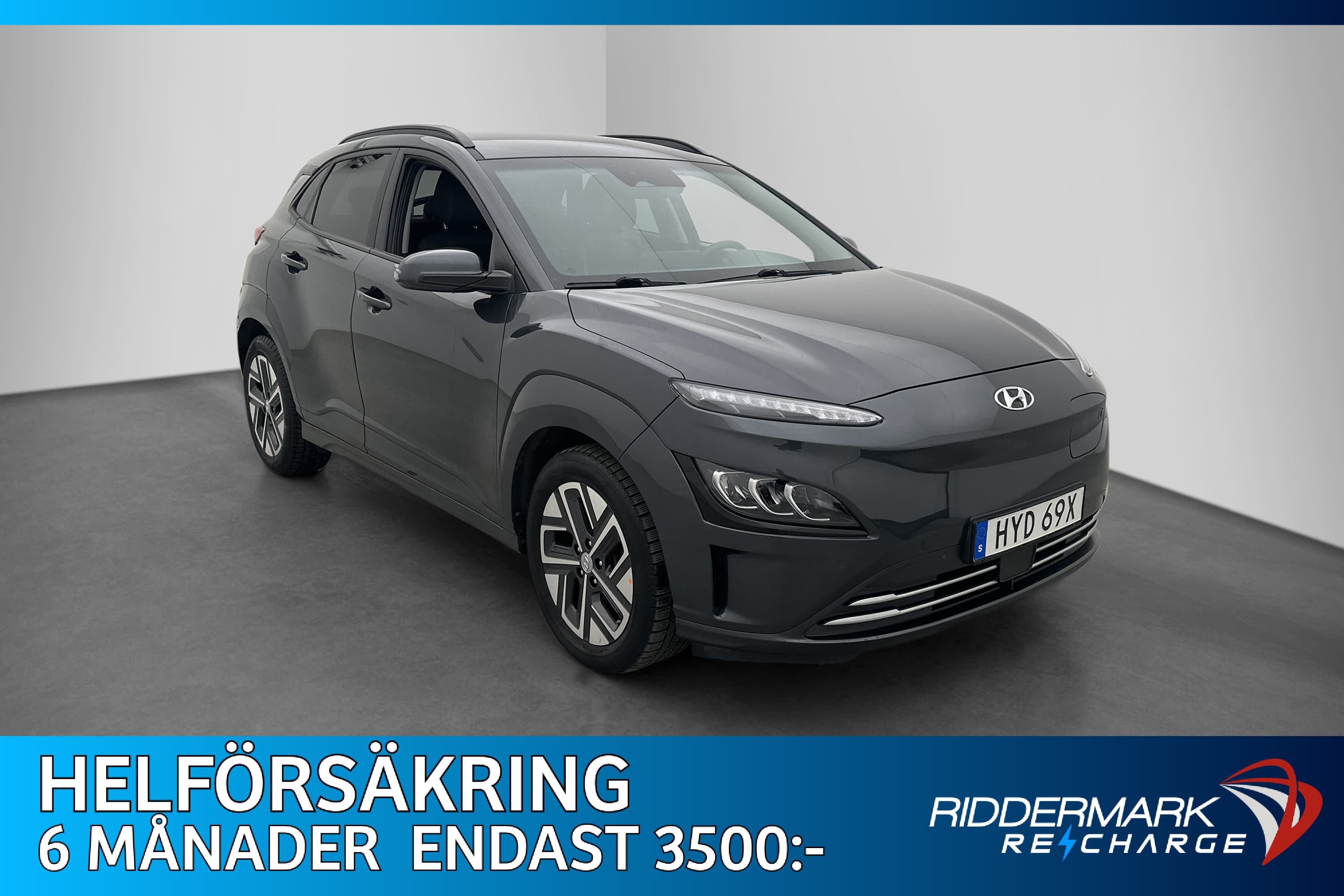 Hyundai Kona 64 kWh Essential Kamera Navi Rattvärme MOMS