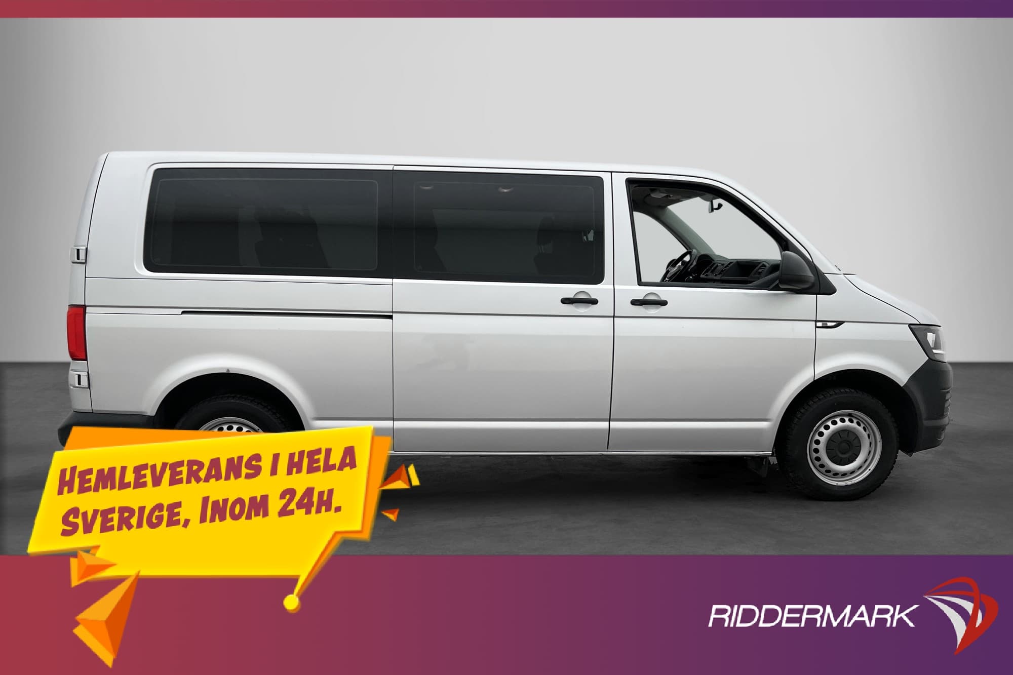 Volkswagen Caravelle Lång 150hk Värmare Drag PDC 9-Sit MOMS