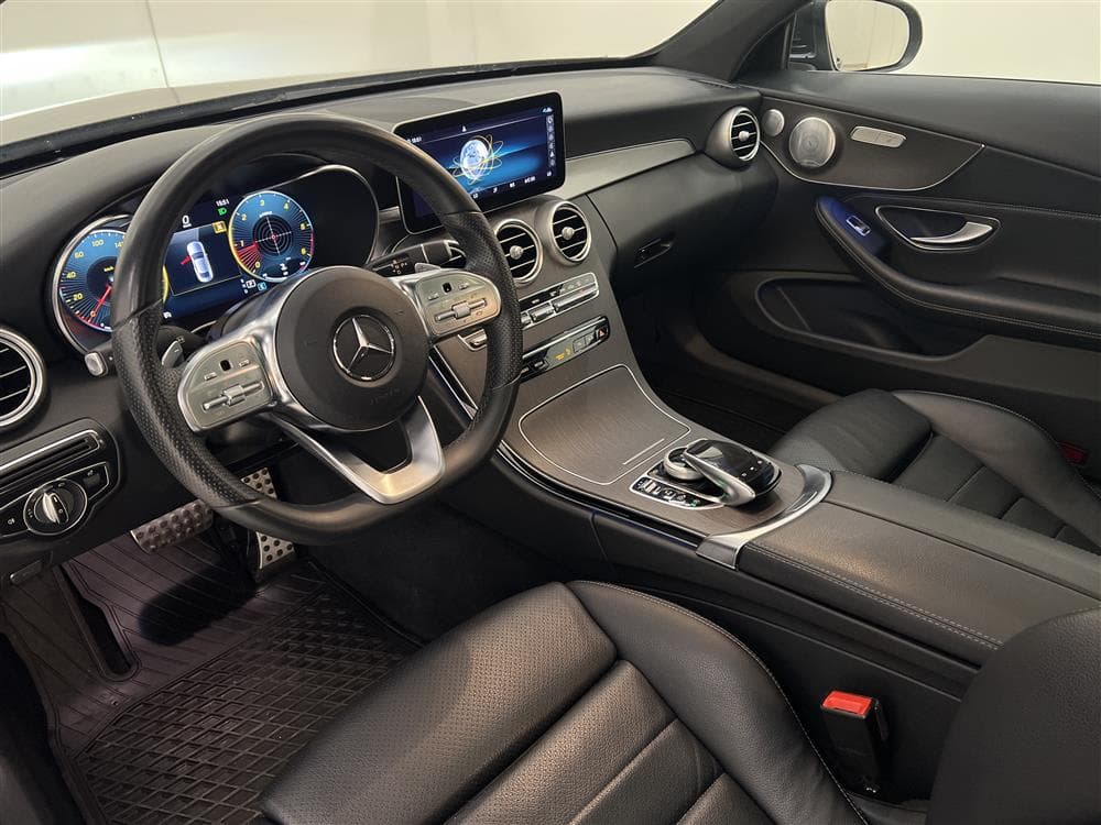 Mercedes-Benz C 220 d Coupé 194hk AMG Pano Burmester Cockpitinteriör