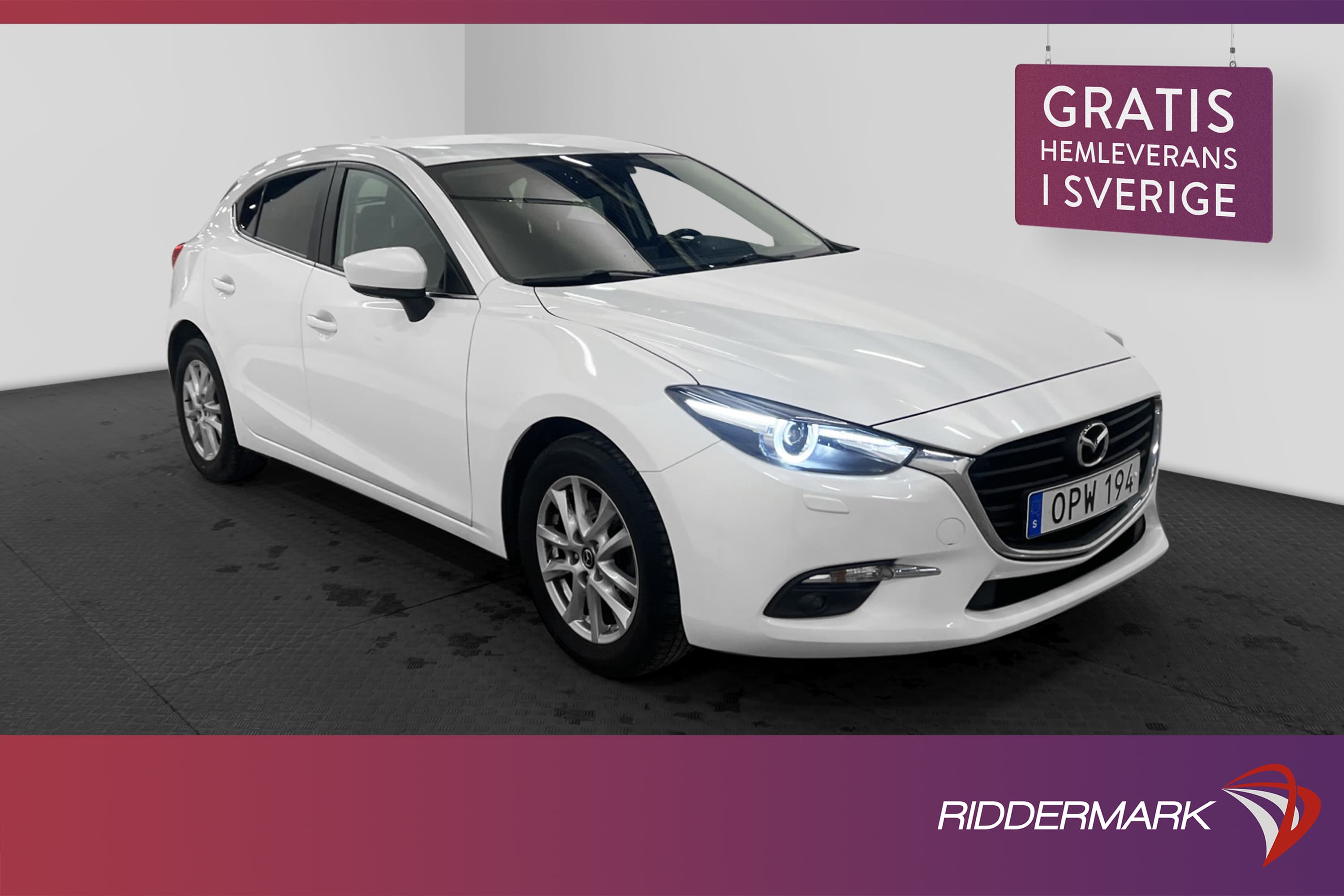Mazda 3 Sport SKYACTIV-G 120hk