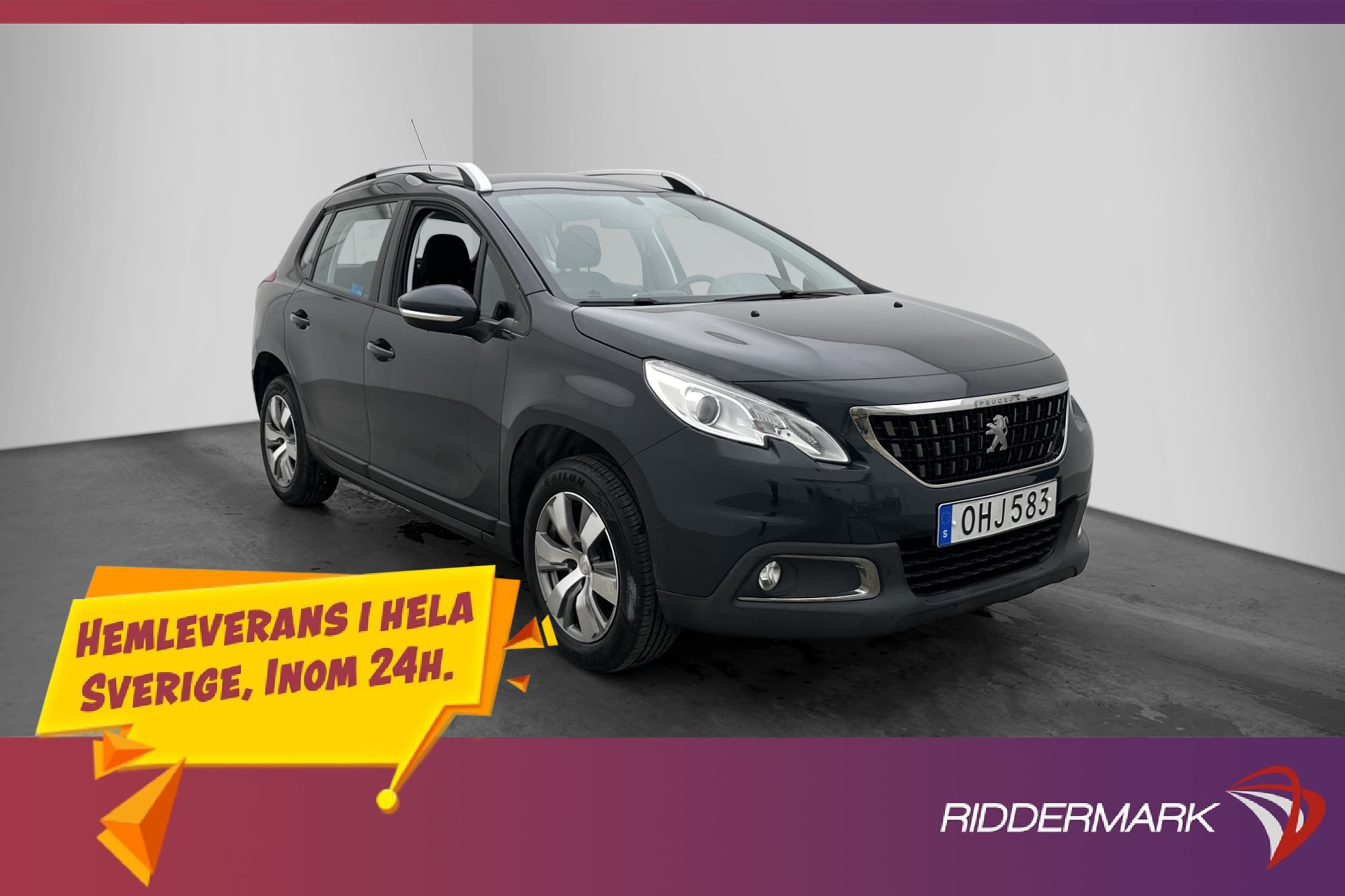Peugeot 2008 1.2 82hk 2 Brukare Bluetooth 426kr Årsskatt