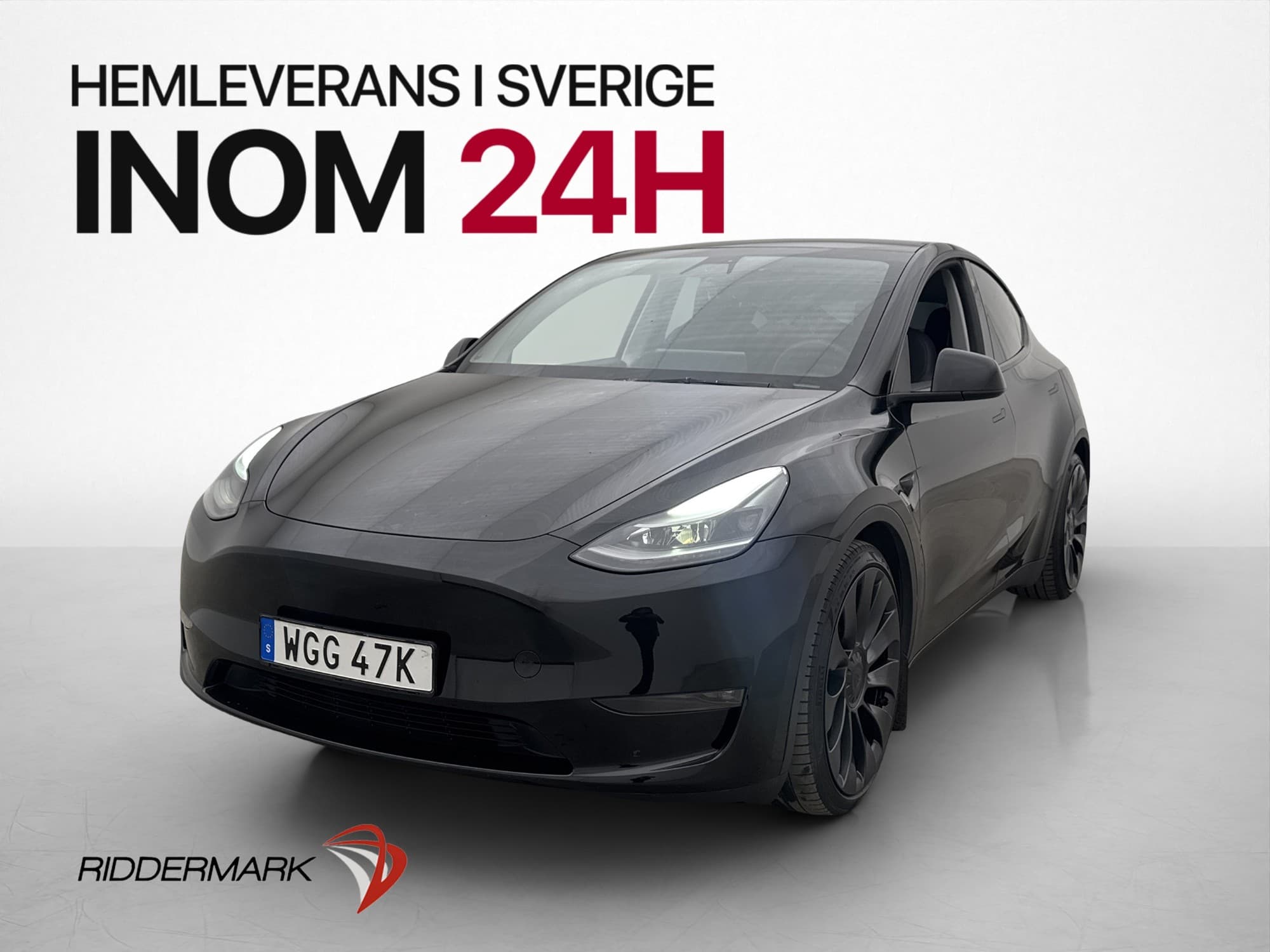 Tesla Model Y Performance AWD Dragkrok Svensksåld MOMS