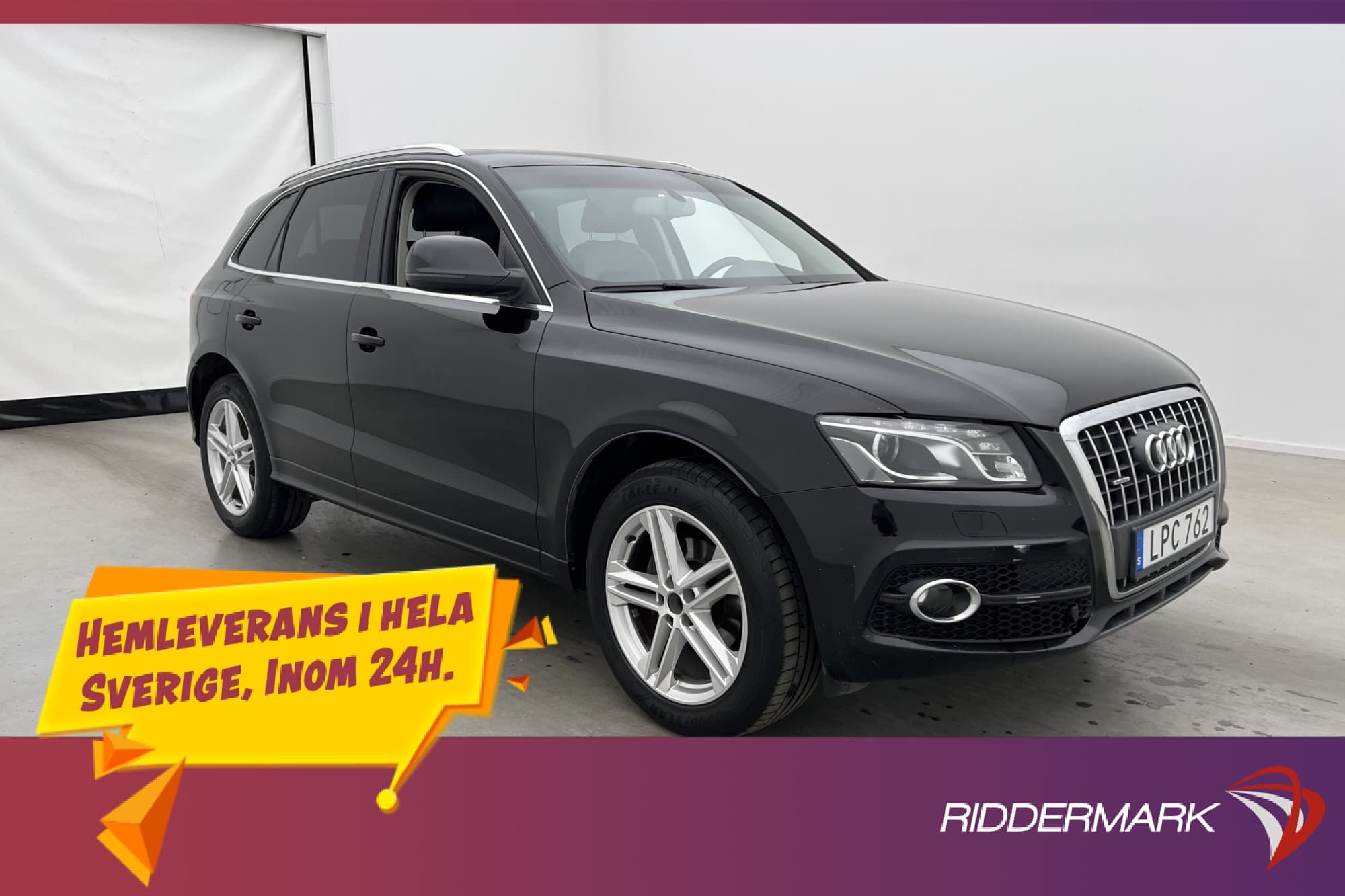 Audi Q5 TDI Quatrro 170hk S-Line Panorama B&O M-Värmare Drag