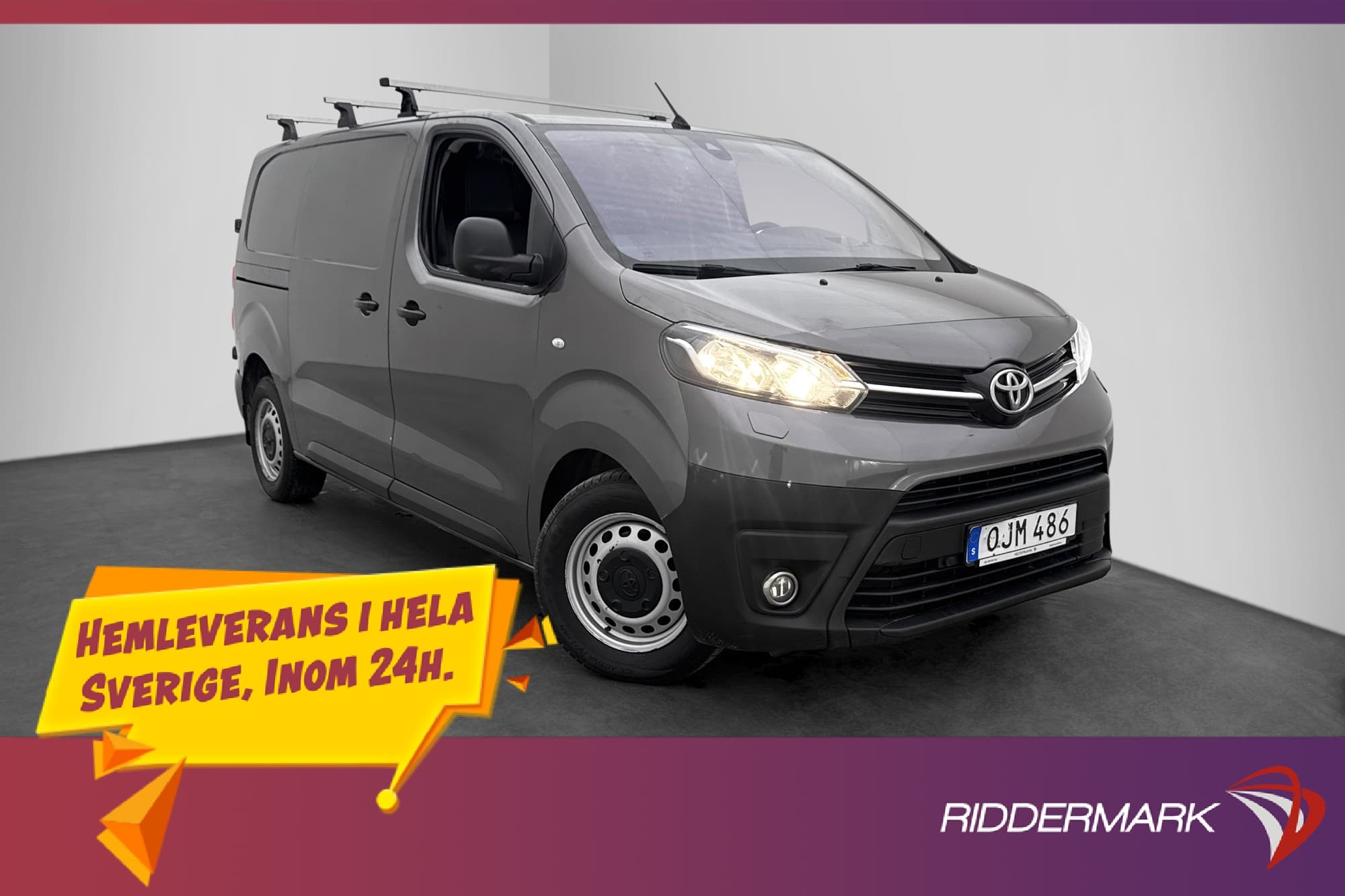 Toyota ProAce L2 2.0 Värmare HUD Dragkrok PDC 3-Sit V-Inredd