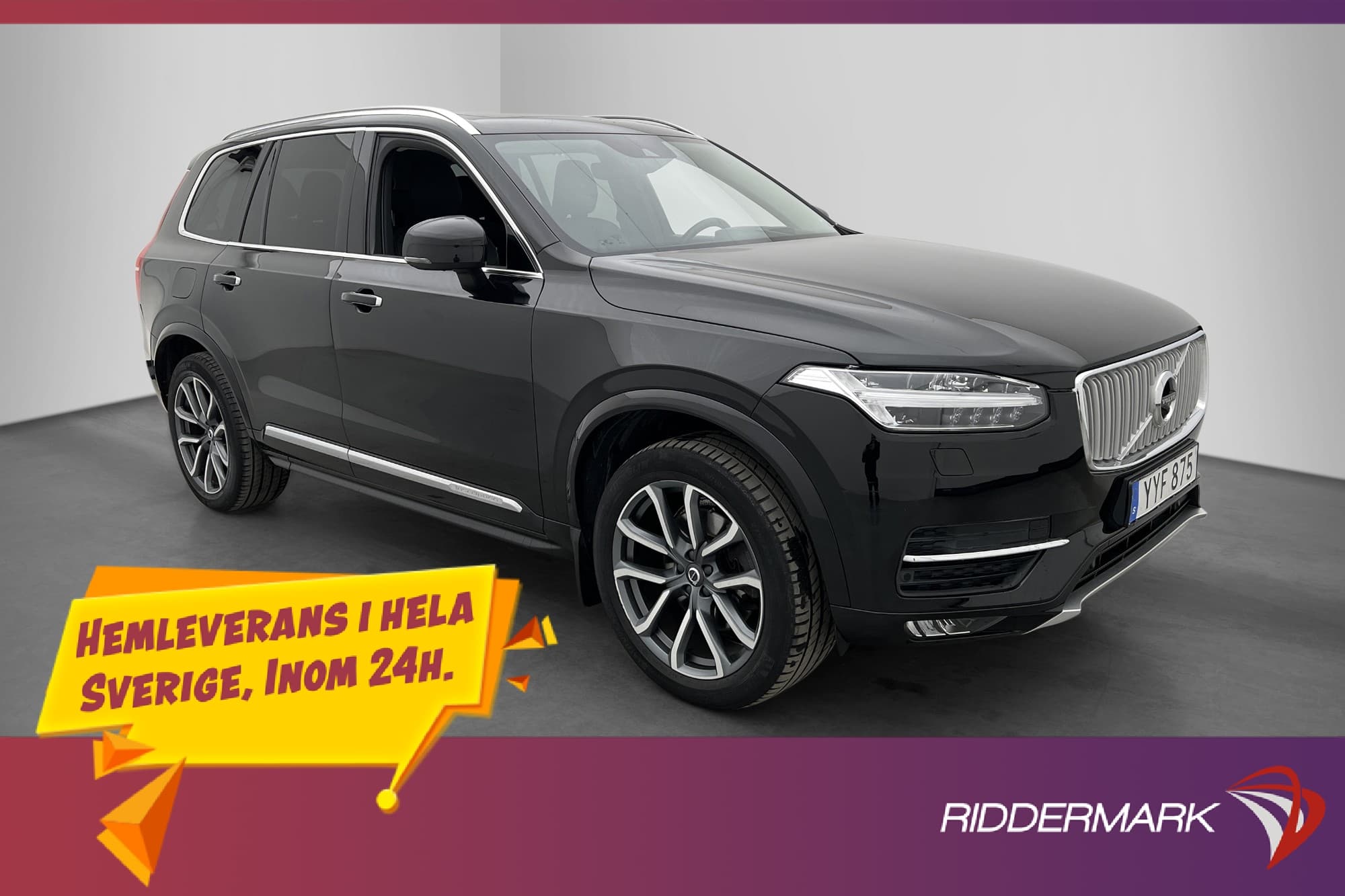 Volvo XC90 D5 AWD Inscription Pano Värm Drag HUD H/K 360º
