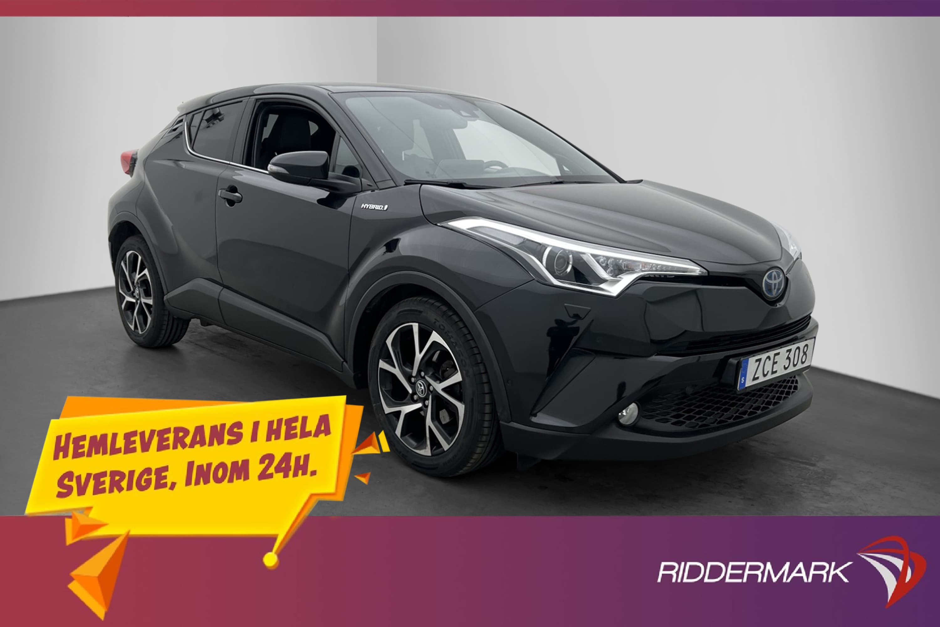 Toyota C-HR Hybrid 122hk Executive Kamera JBL Rattvärme