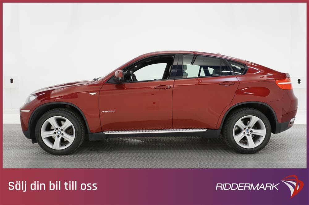 BMW X6 30d E71 235hk Skinn HuD T-lucka B-kam Drag Nyservadexteriör