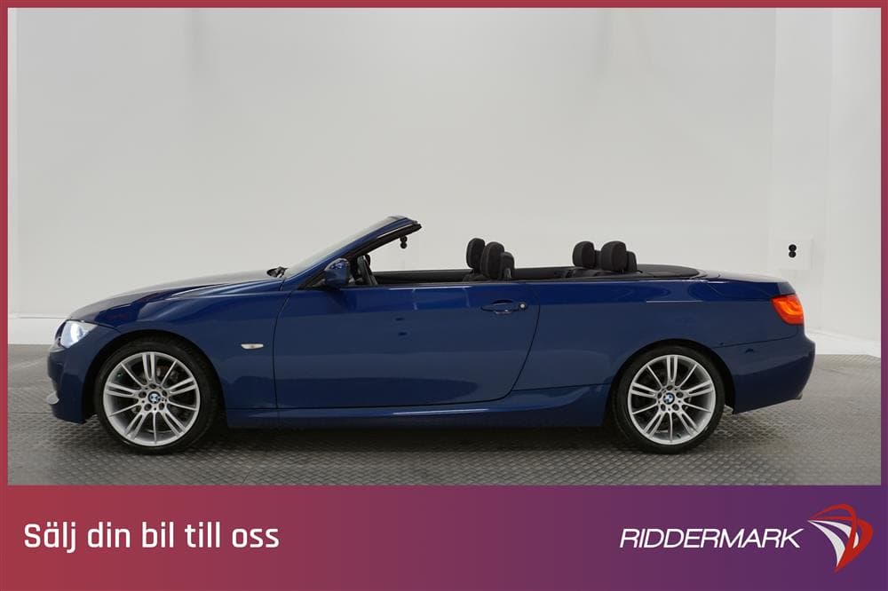 BMW 320i Cabriolet 170hk M-Sport 1-brukare Plåtcab 0,56l/milexteriör
