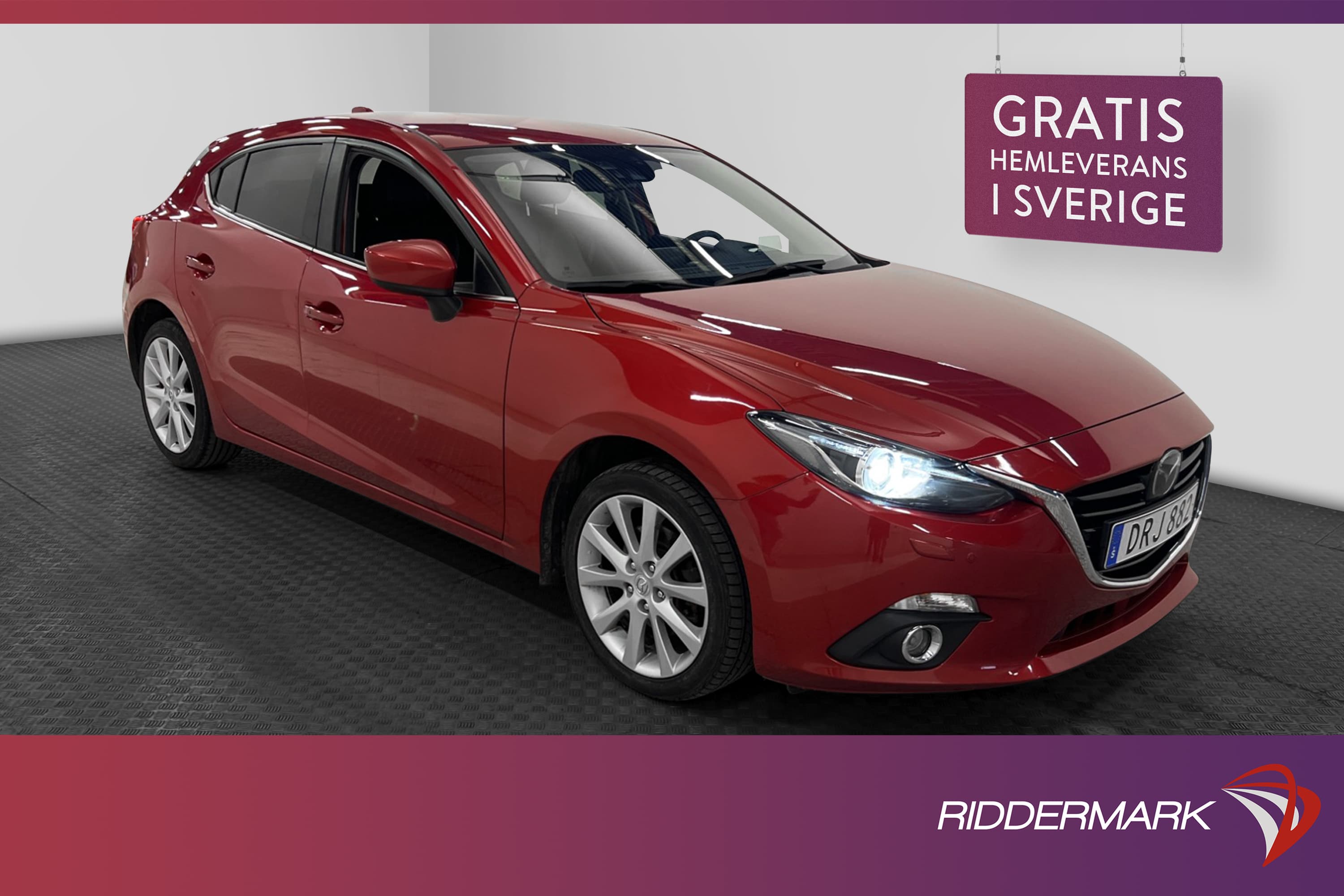 Mazda 3 Sport 2.0 SKYACTIV-G Optimum Bose HUD Skinn Keyless
