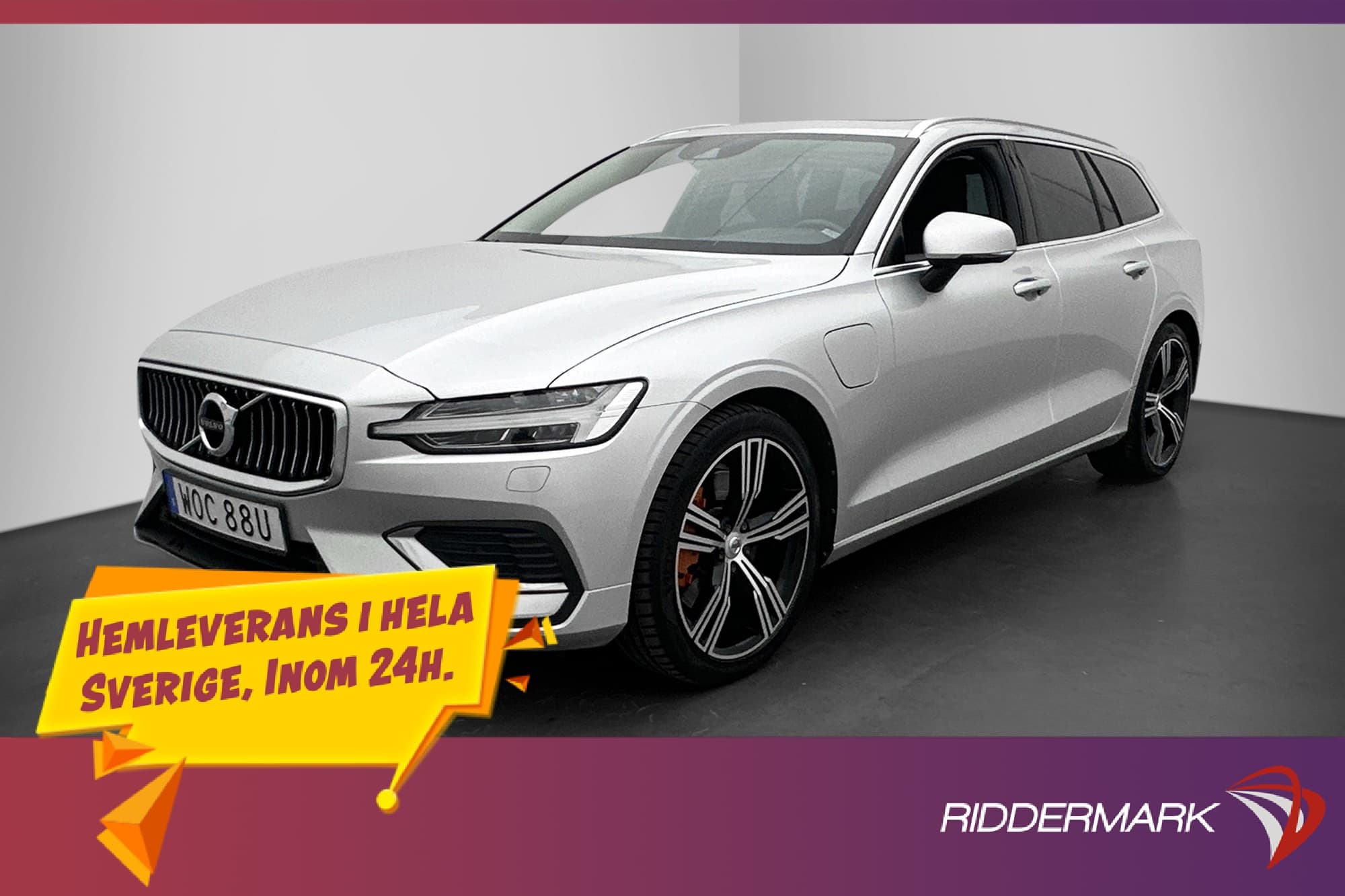 Volvo V60 Recharge T8 Inscription Pano VoC Värmare H/K Drag