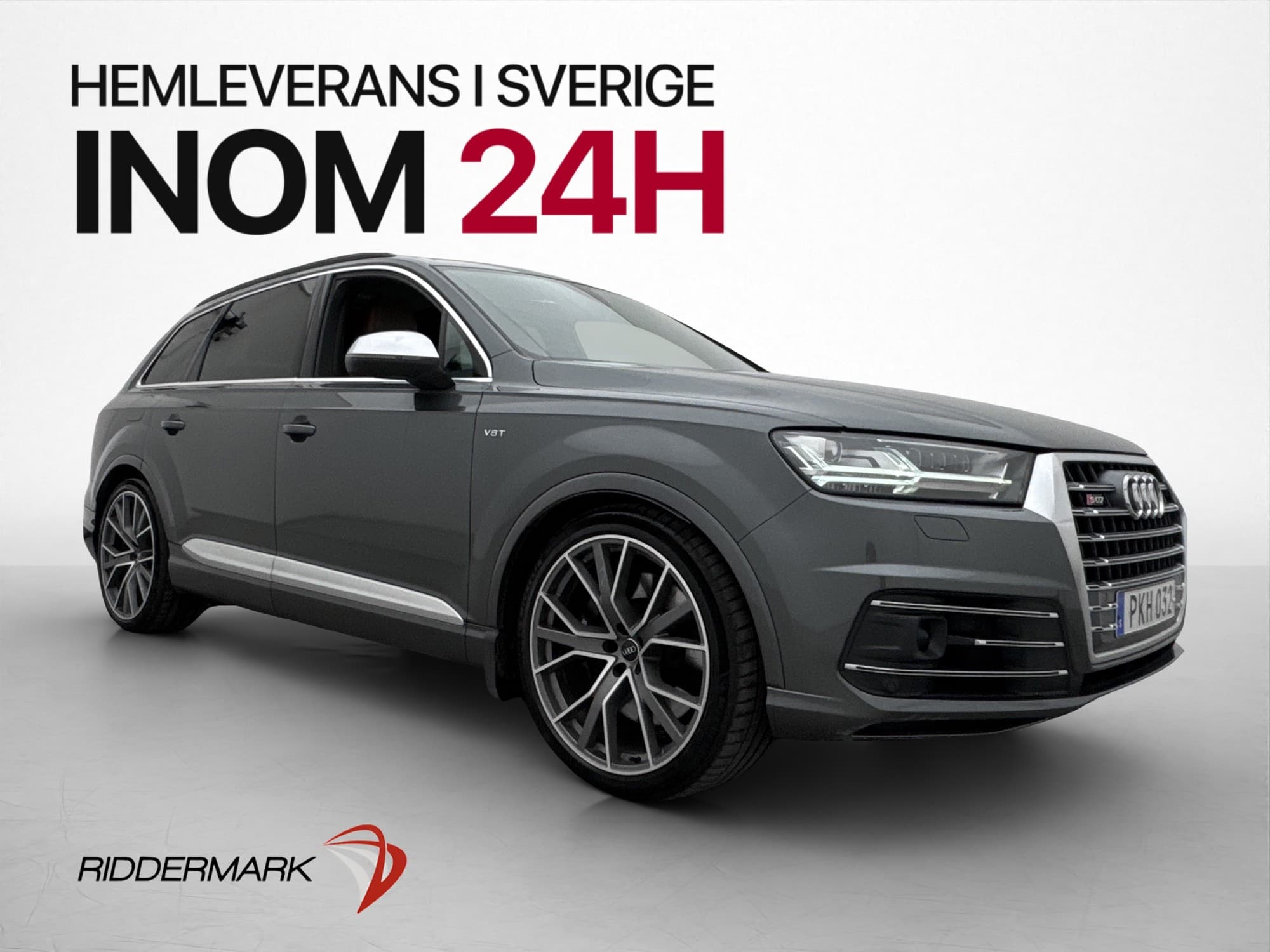Audi SQ7 V8 Q 435hk 7-Sits Luftfjädring Panorama BOSE Matrix