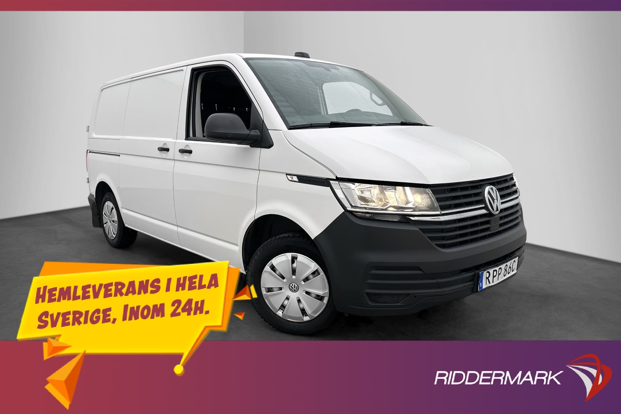 Volkswagen Transporter 2.0TDI 150hk D-Värm Drag CarPlay MOMS