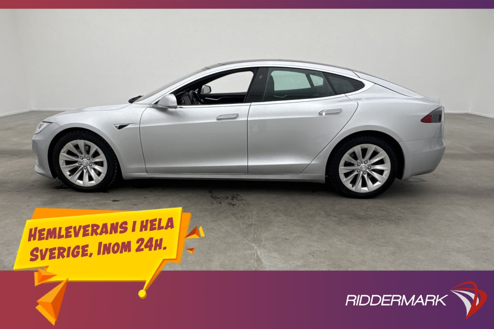 Tesla Model S 75D AWD Panorama Skinn Kamera Sv.Såld