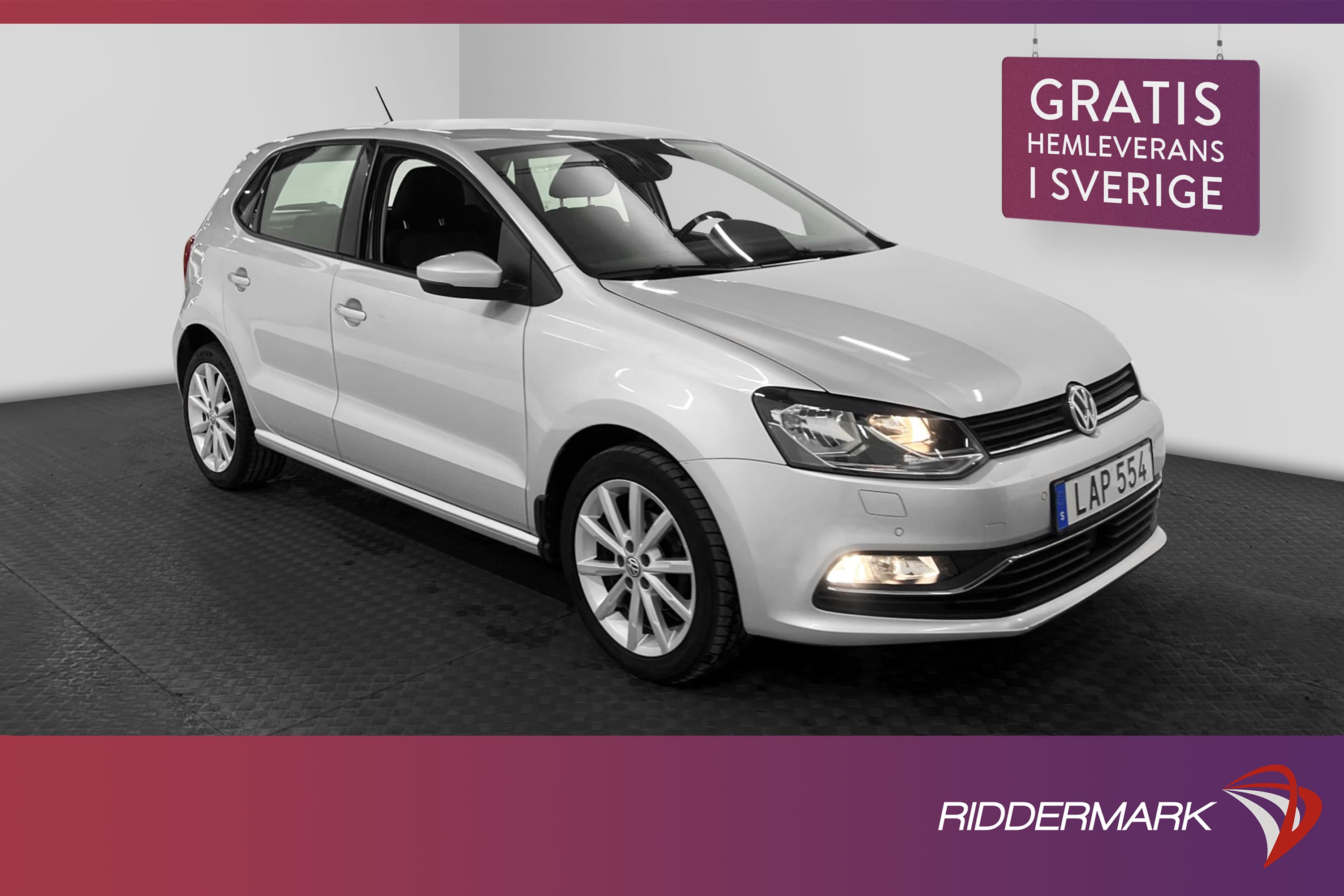 Volkswagen Polo 5-dörrar 1.2 90hk