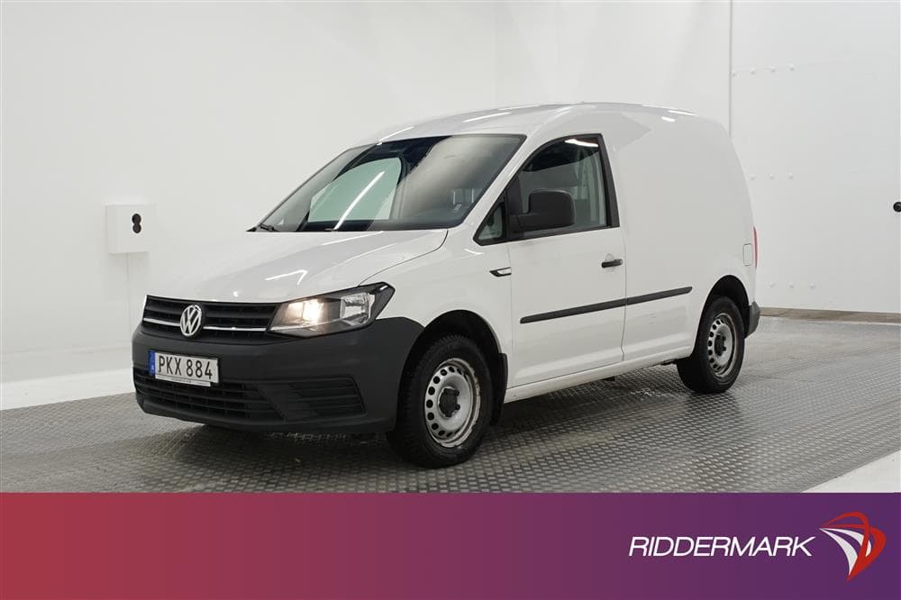 Volkswagen Caddy 2.0TDI 102hk Eu6 Dragkrok Värmare Moms