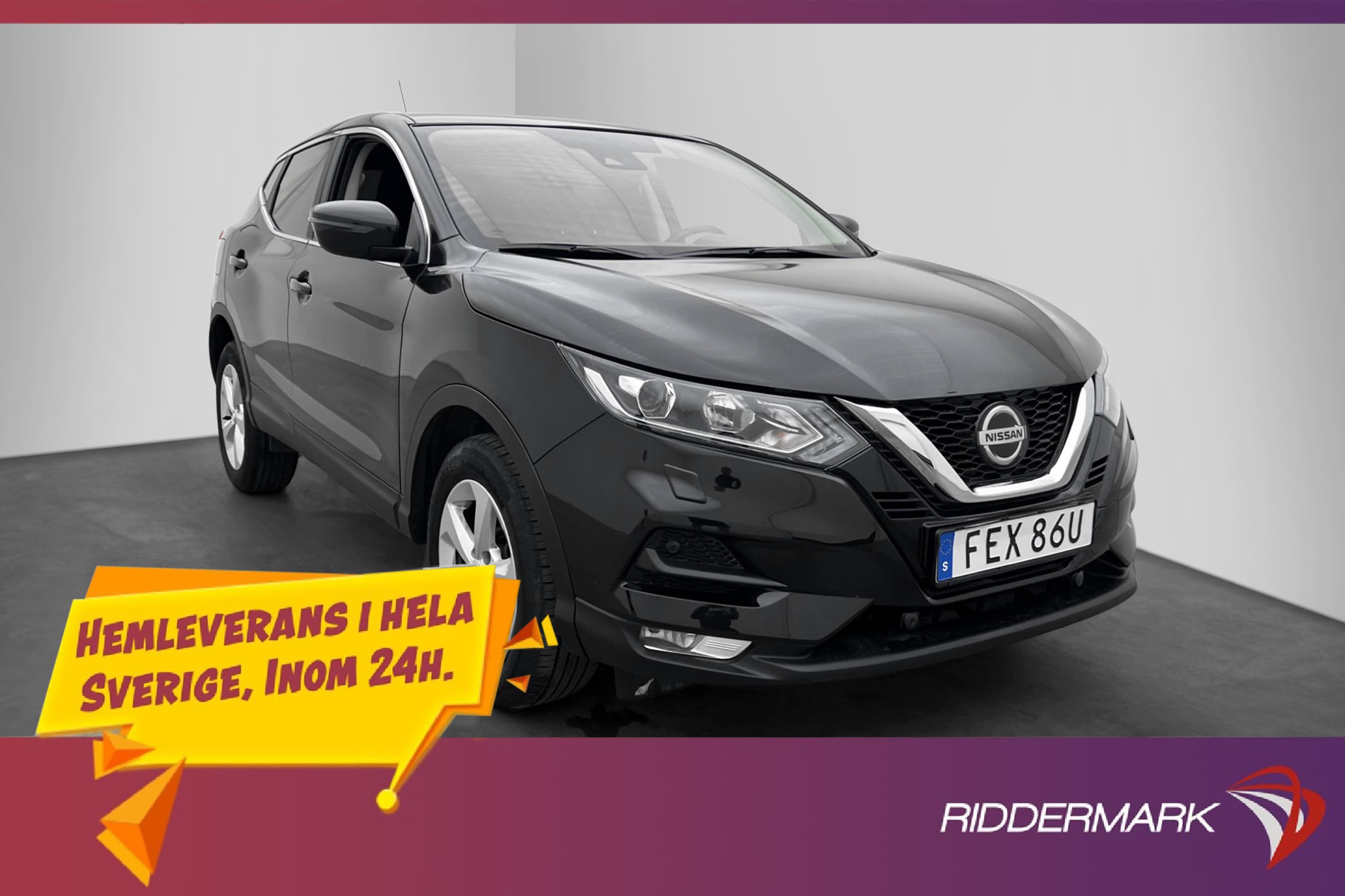 Nissan Qashqai 1.3 DIG-T 160hk Backkamera Lane Assist MOMS