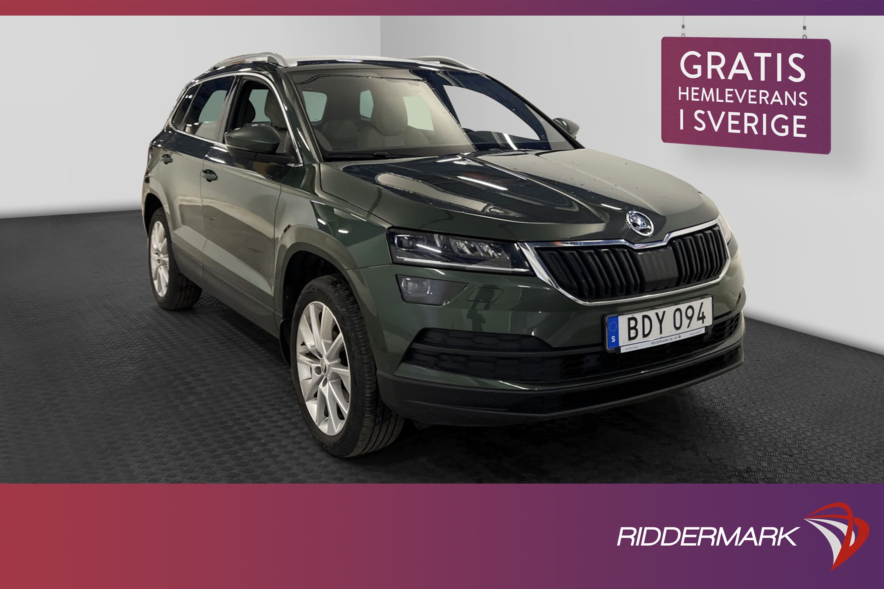 Skoda Karoq TSI 150hk Business Cockpit Canton Kamera Drag