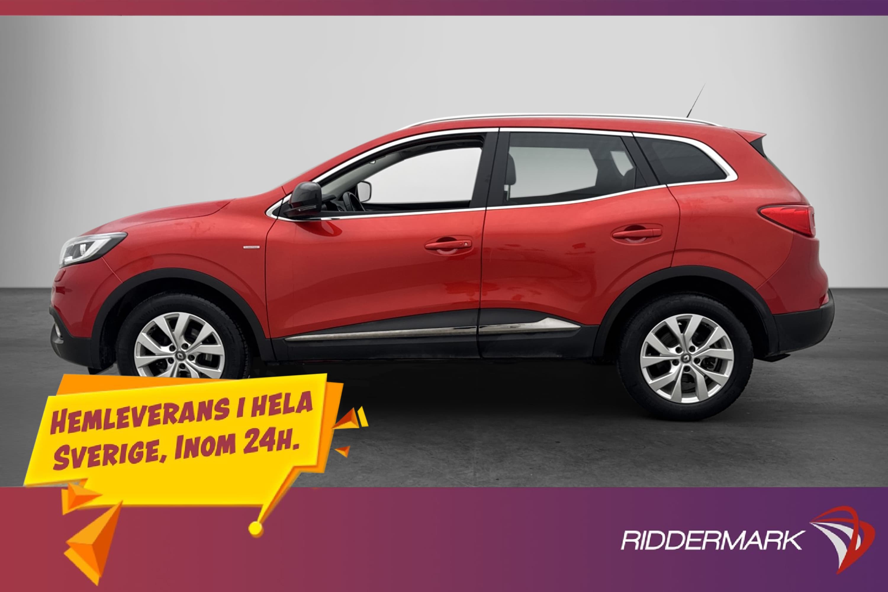 Renault Kadjar 1.2 TCe 130hk LIMITED Kamera Navi Keyless GO