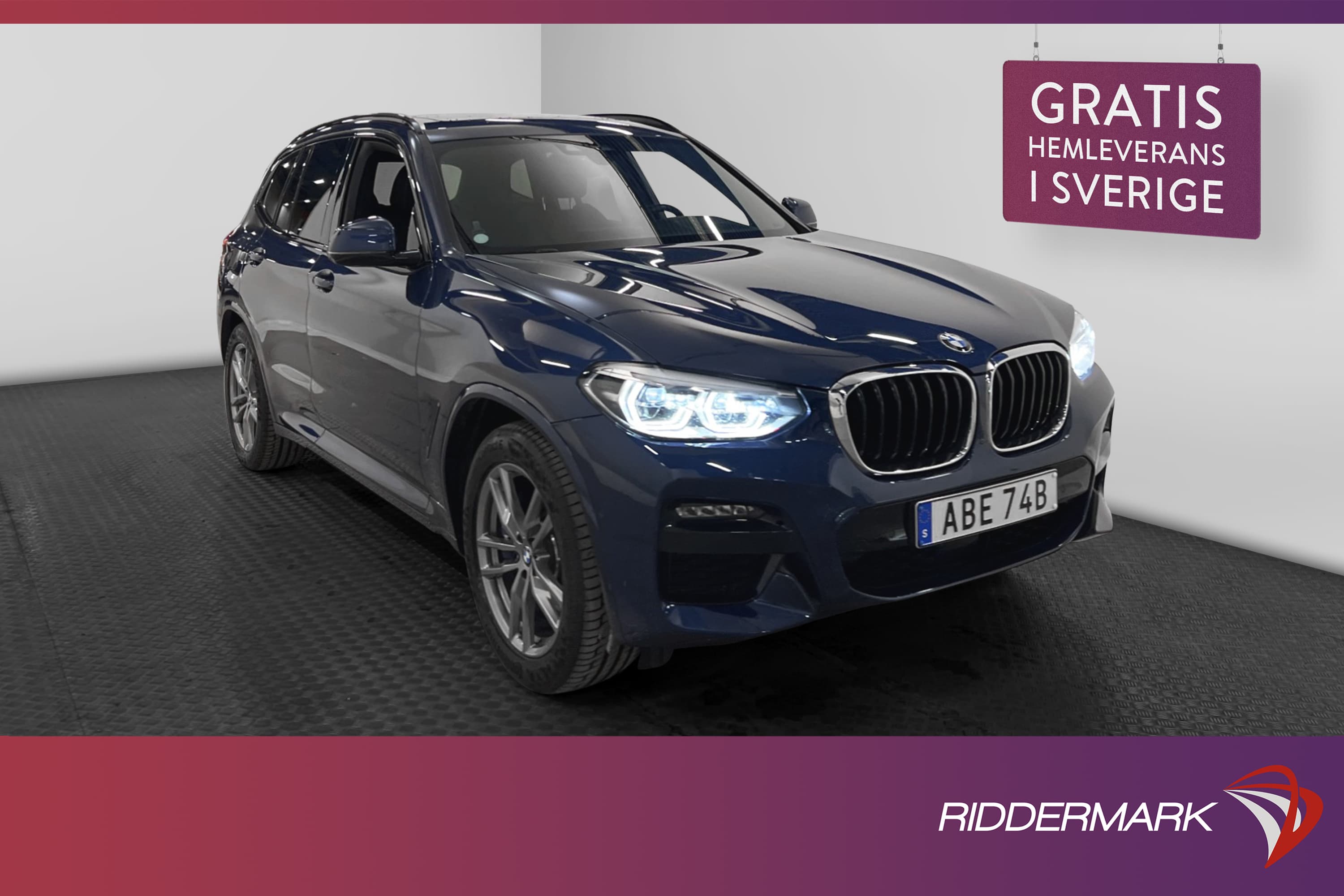 BMW X3 xDrive30e 292hk M Sport Pano H/K HUD 360° Navi Drag
