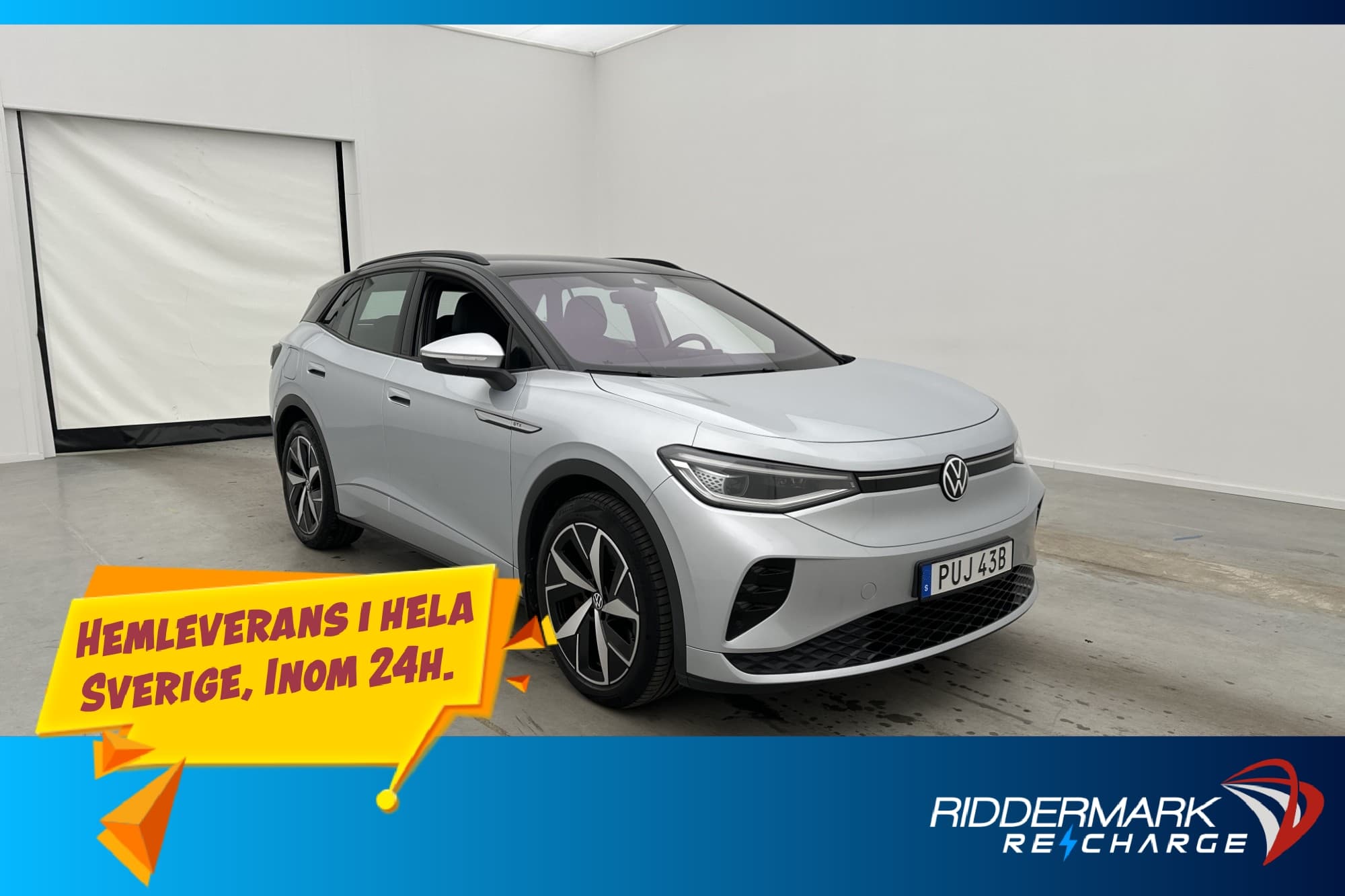 Volkswagen ID.4 GTX 299hk Värmare Dragkrok Navi Halvskinn